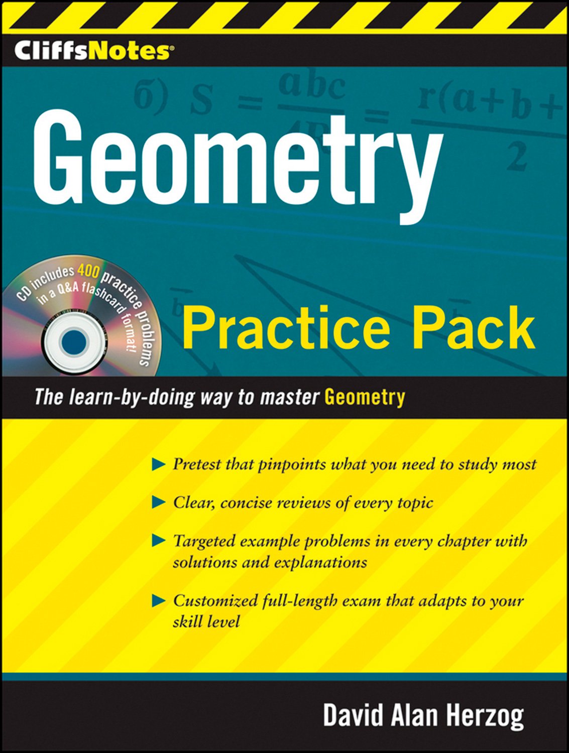 Cliffsnotes Geometry Practice Pack With Cd (Cliffsnotes (Paperback)),Used