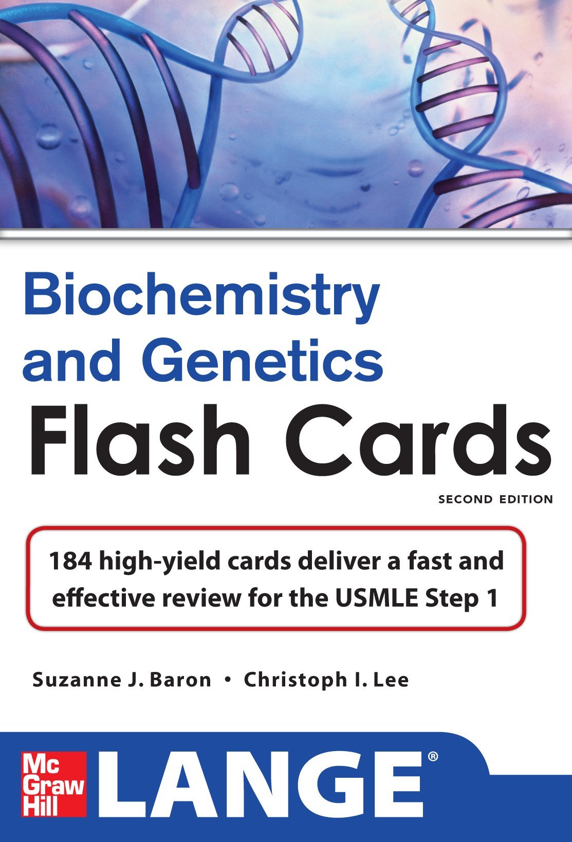 Lange Biochemistry And Genetics Flash Cards 2/E (Lange Flashcards)