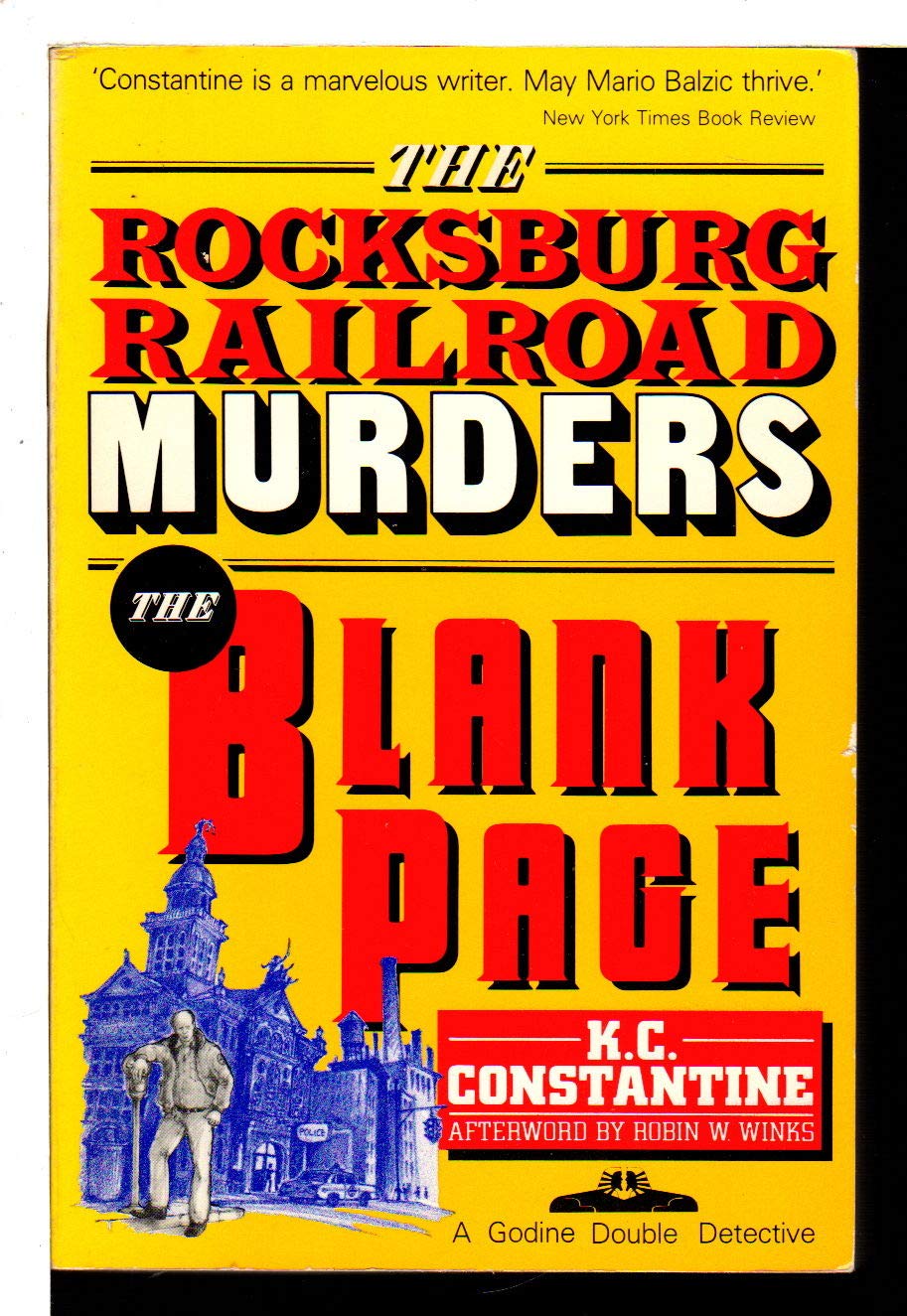 The Rocksburg Railroad Murders / The Blank Page (A Godine Double Detective),New