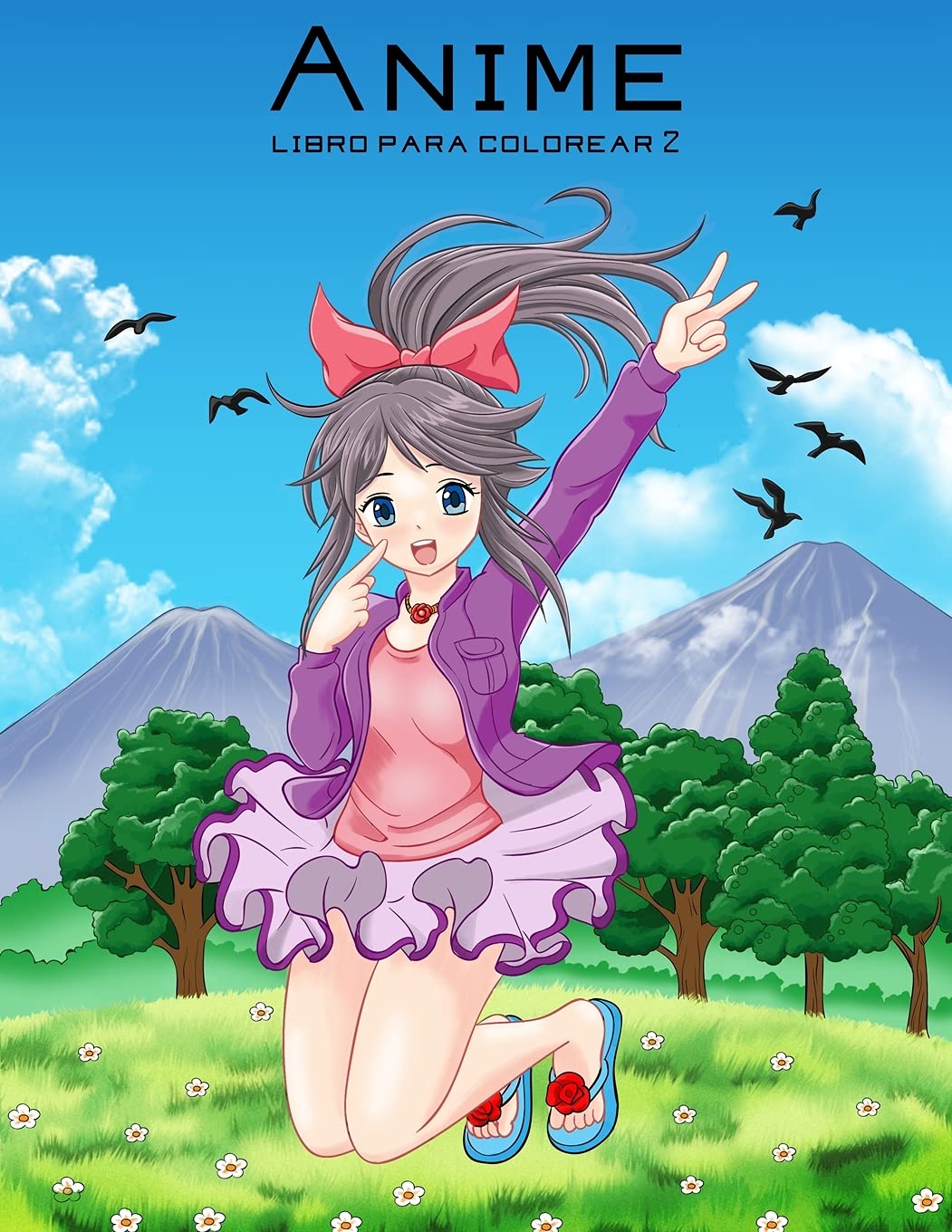 Anime libro para colorear 2 (Spanish Edition),Used