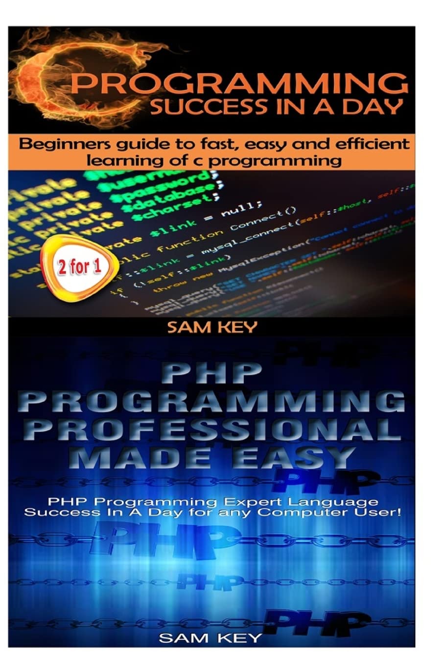 C Programming Success in a Day & PHP Programming Professional Made Easy,Used