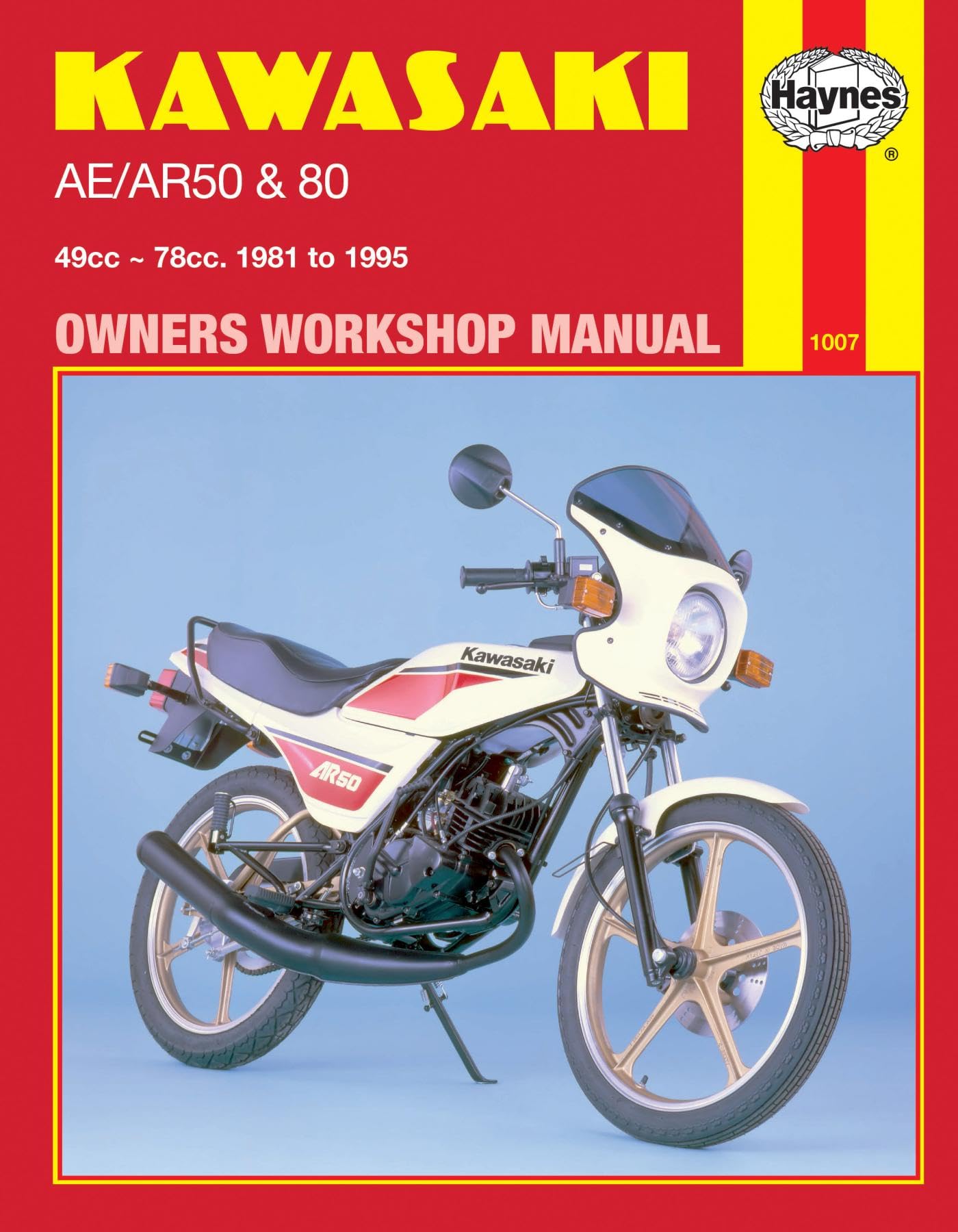 Kawasaki AR50 & 80 1981 to 1995 49cc 78cc (Owners' Workshop Manual#1007),Used