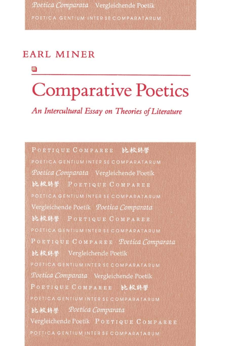 Comparative Poetics,New