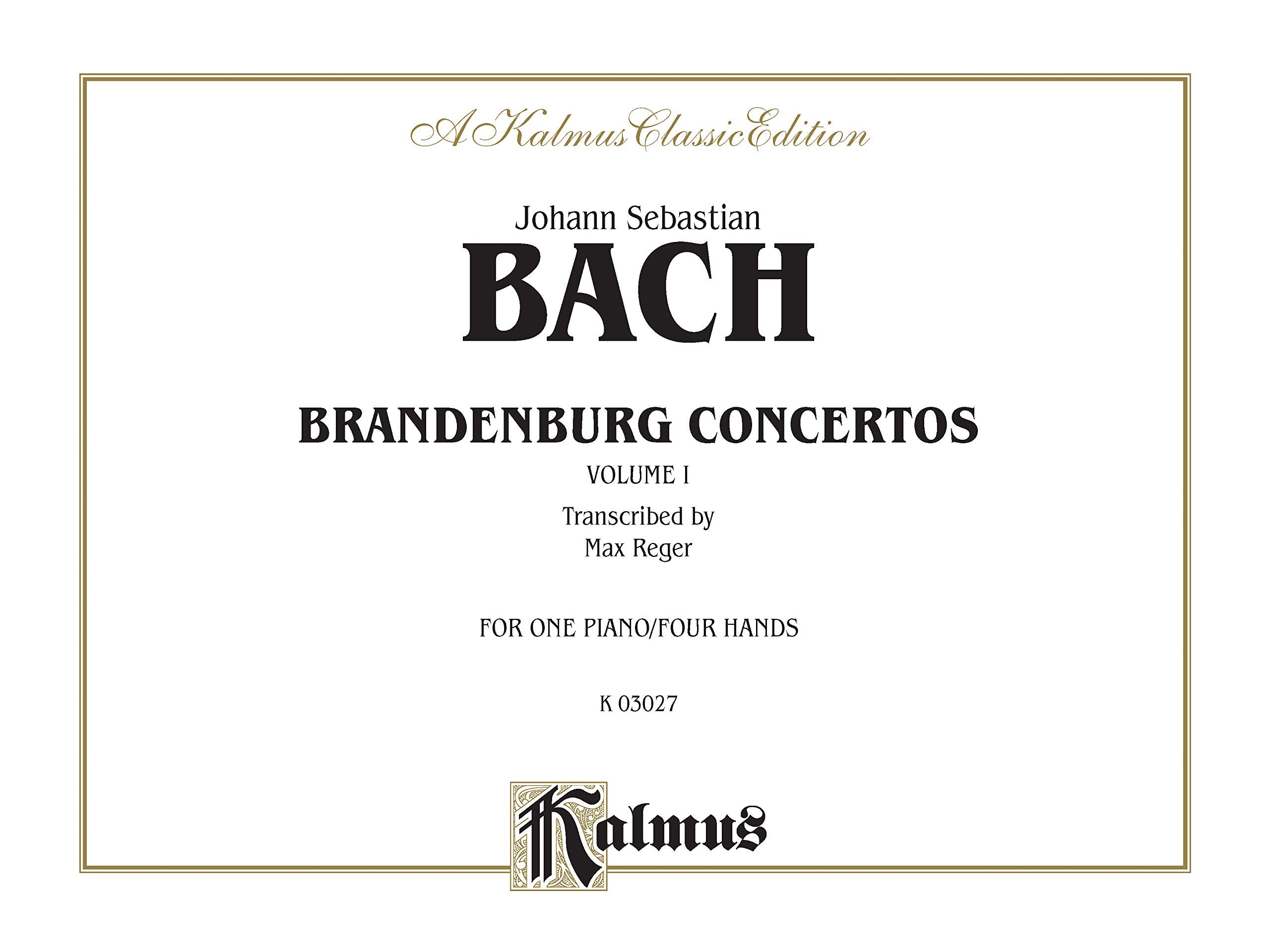 Brandenburg Concertos, Vol. 1 (Kalmus Edition, Vol 1),Used