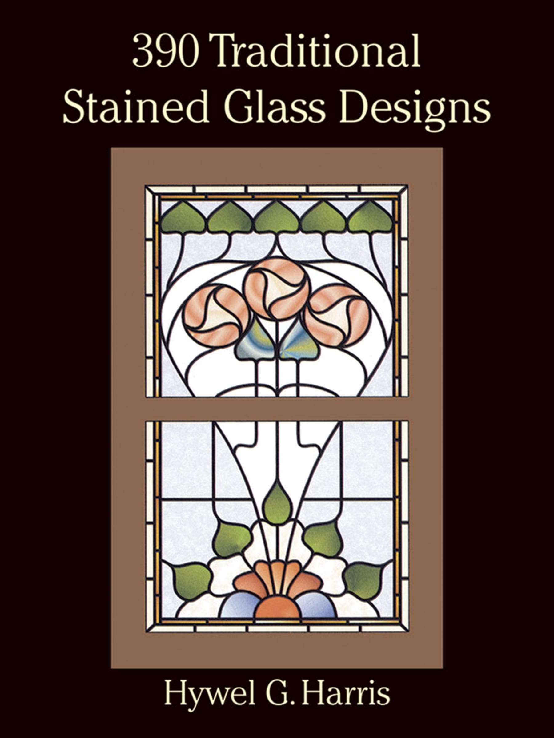 390 Traditional Stained Glass Designs (Dover Crafts: Stained Glass),Used