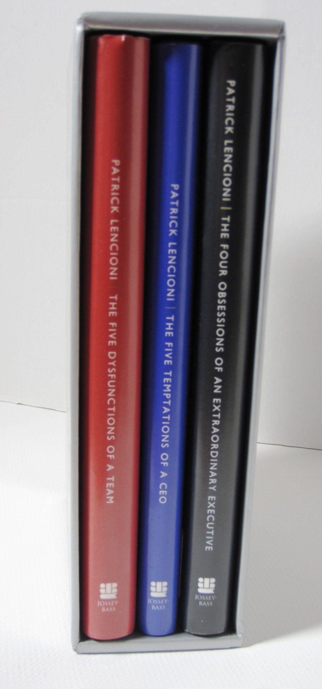The Leadership Fables of Patrick Lencioni, Box Set, contains: The Five Temptations of a CEO; The Four Obsessions of an Extraordi,New