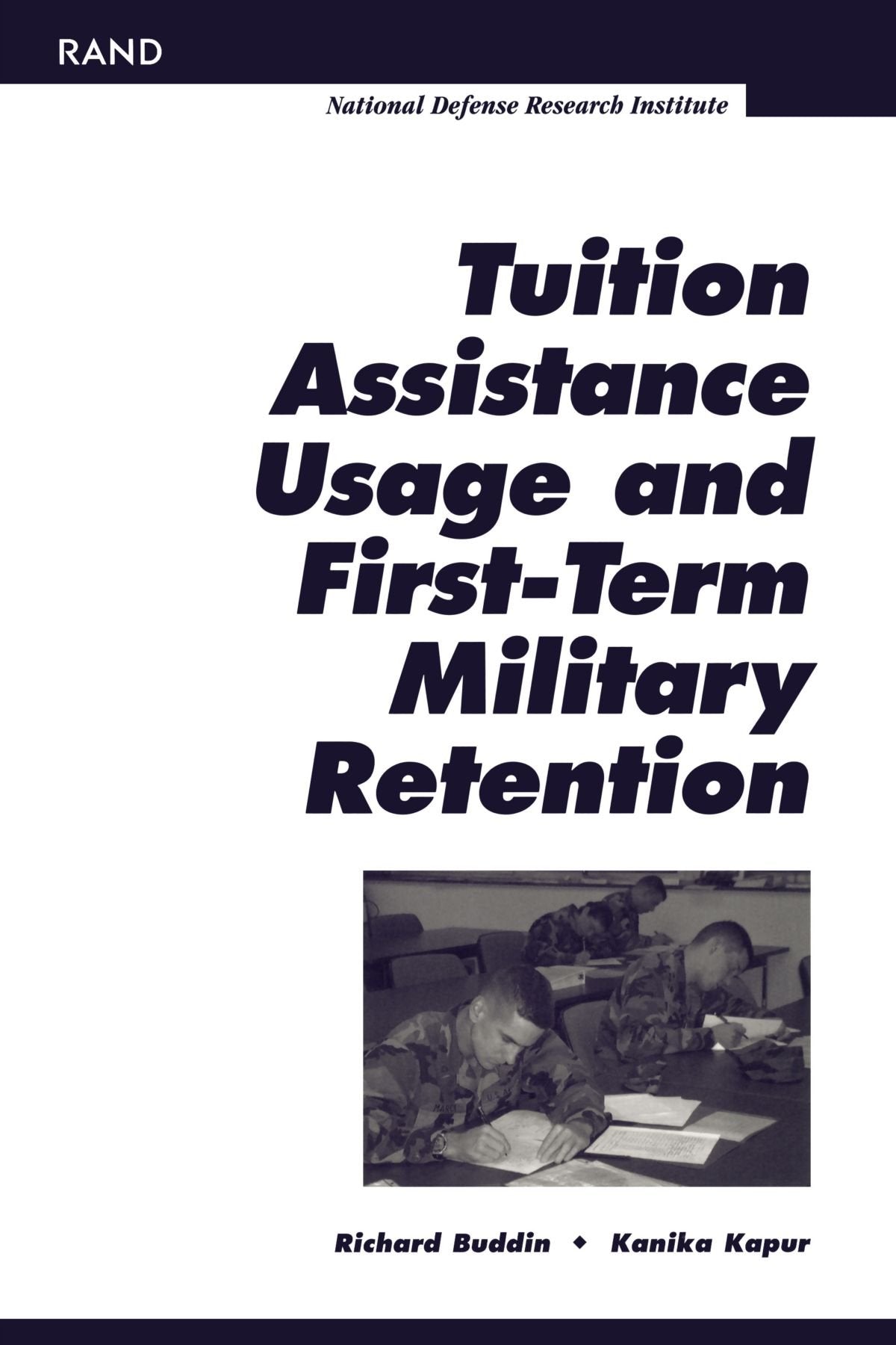 Tution Assistance Usage And First Term Military Retention,New