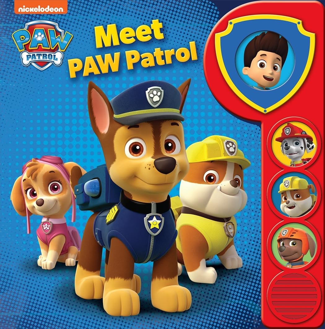 Nickelodeon PAW Patrol Meet the Patrol Sound Board Book PlayaSound PI Kids,Used