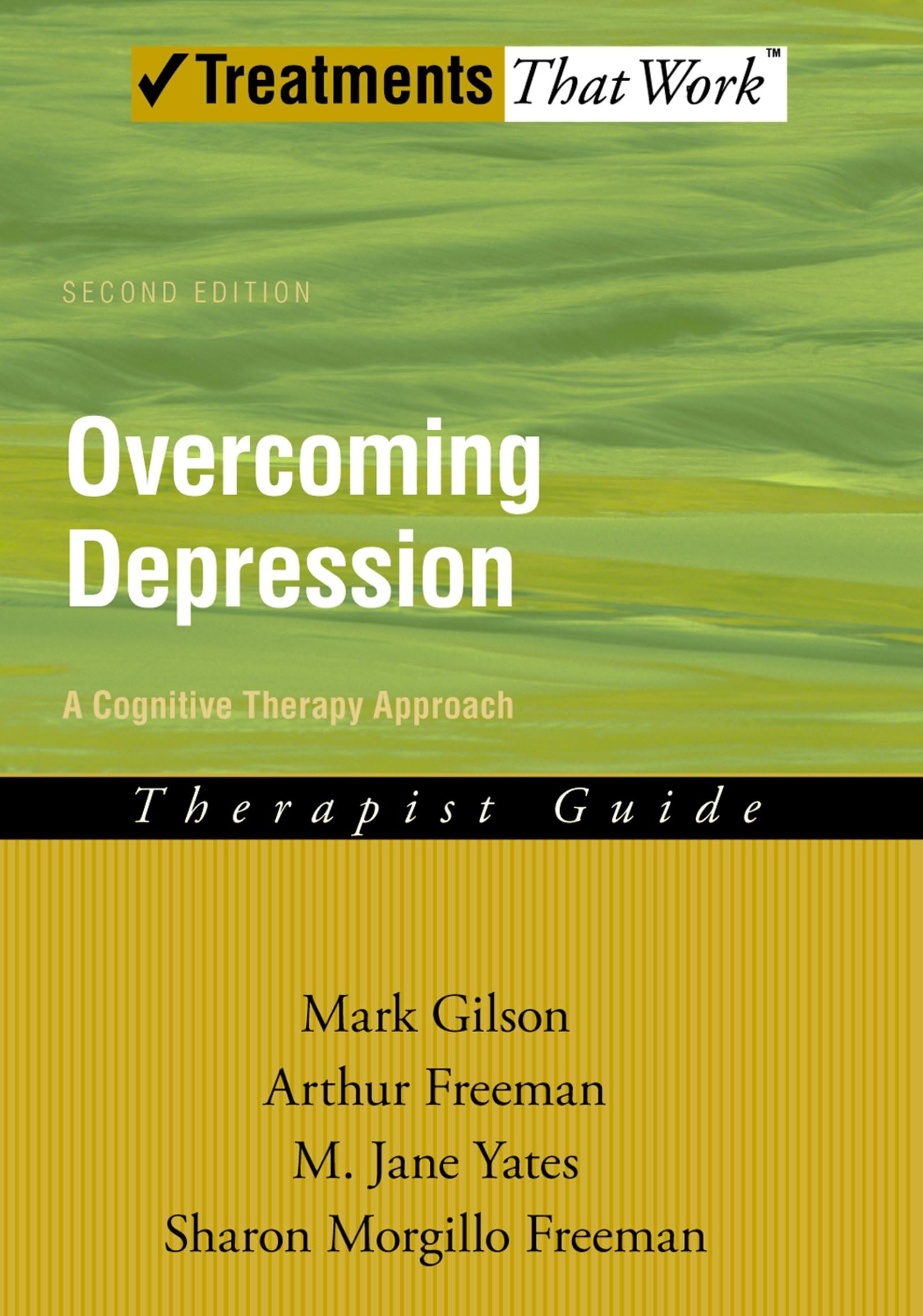 Overcoming Depression: A Cognitive Therapy Approach Therapist Guide (Treatments That Work),Used