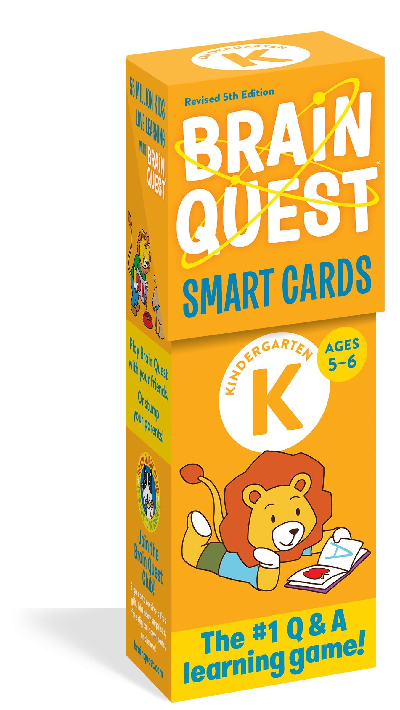 Brain Quest Kindergarten Smart Cards Revised 5th Edition (Brain Quest Smart Cards),Used