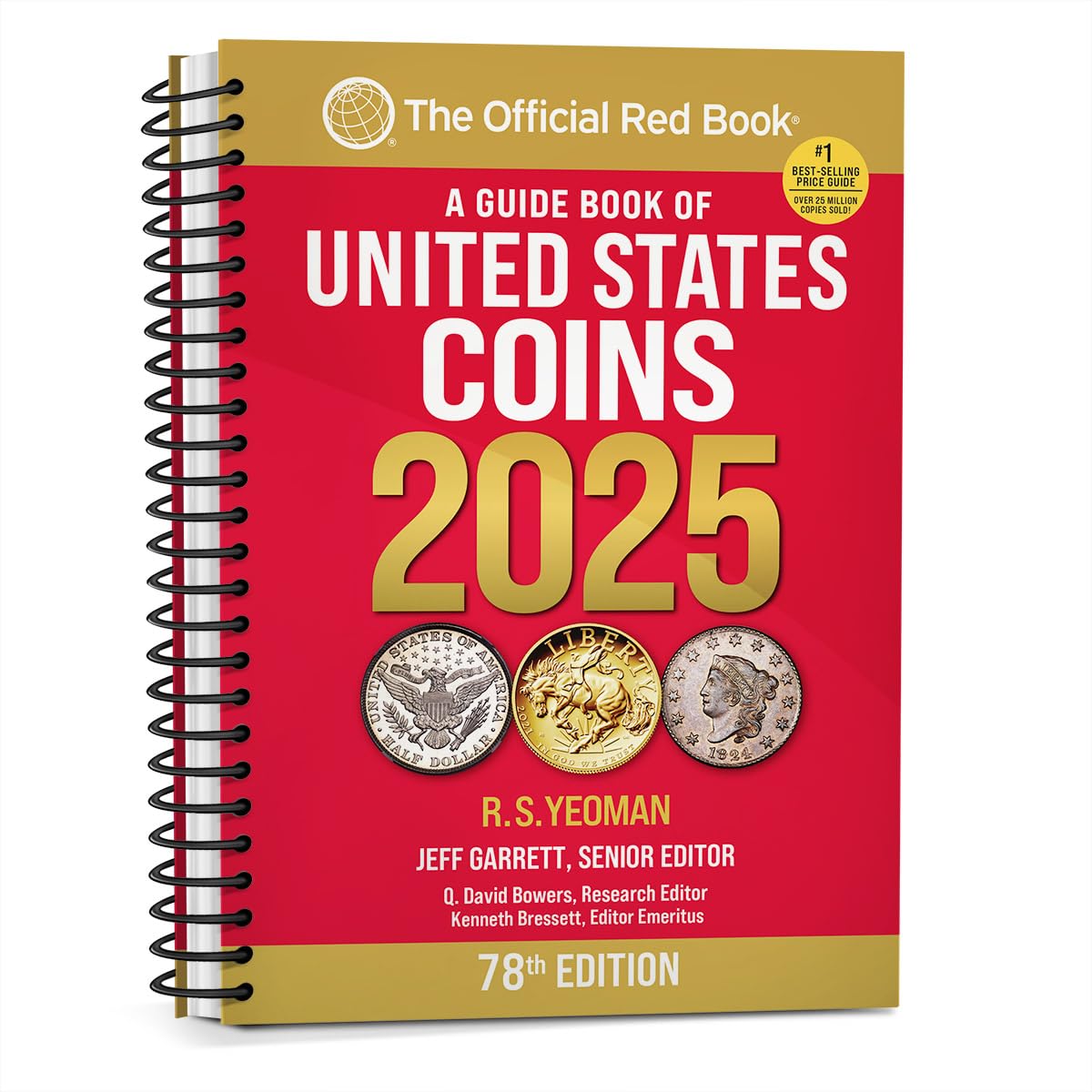 A Guide Book Of United States Coins 2025 Redbook (Official Red Book)