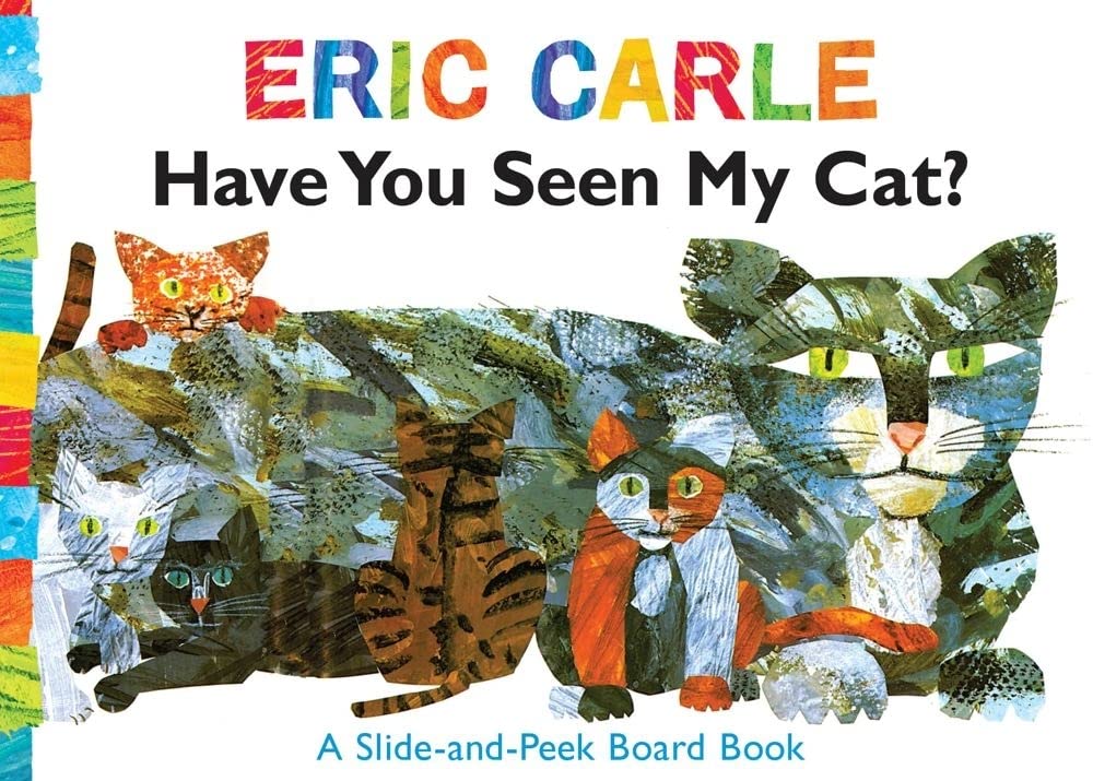 Have You Seen My Cat?: A SlideandPeek Board Book (The World of Eric Carle),Used