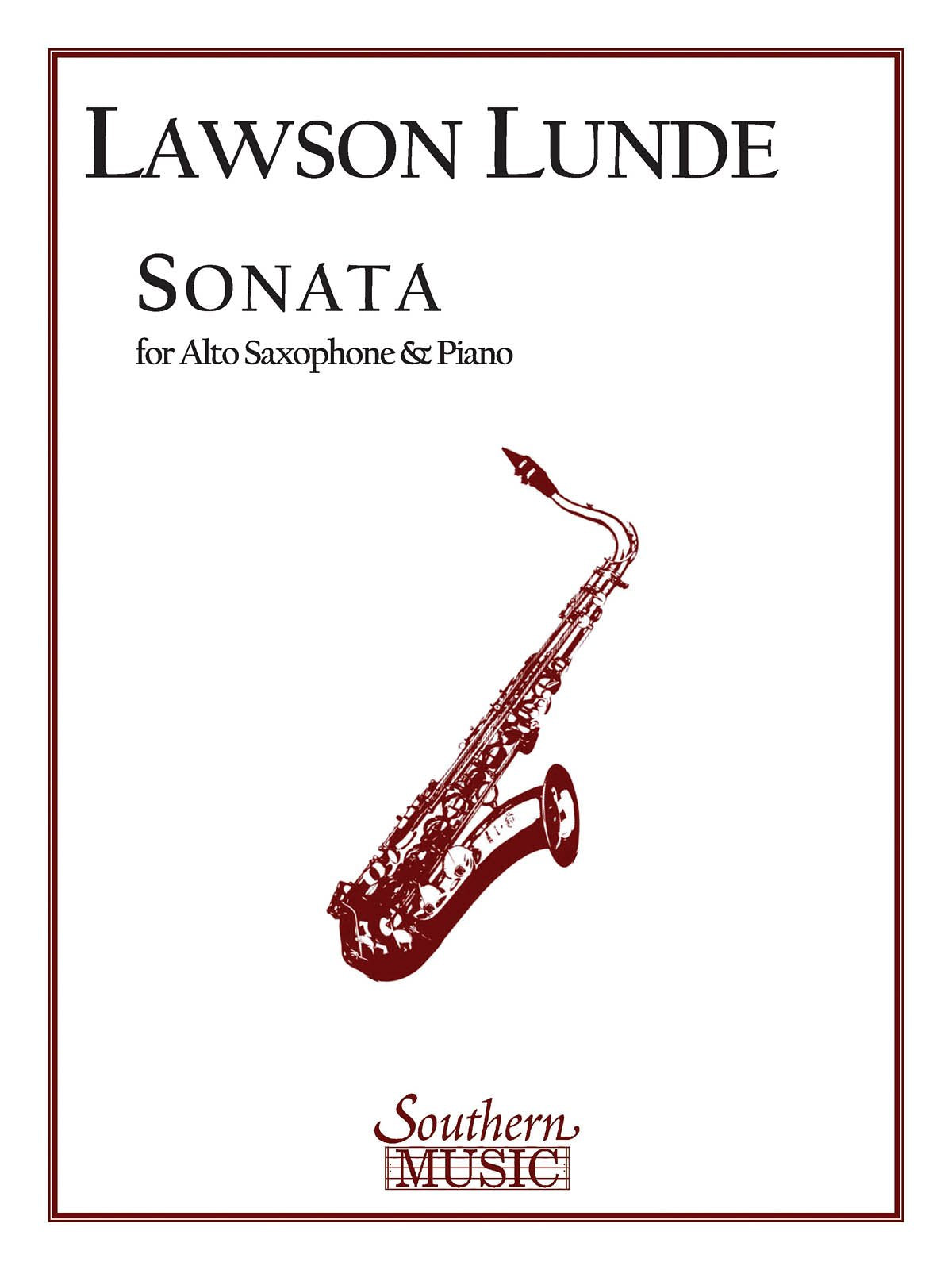 Sonata: Alto Sax,New