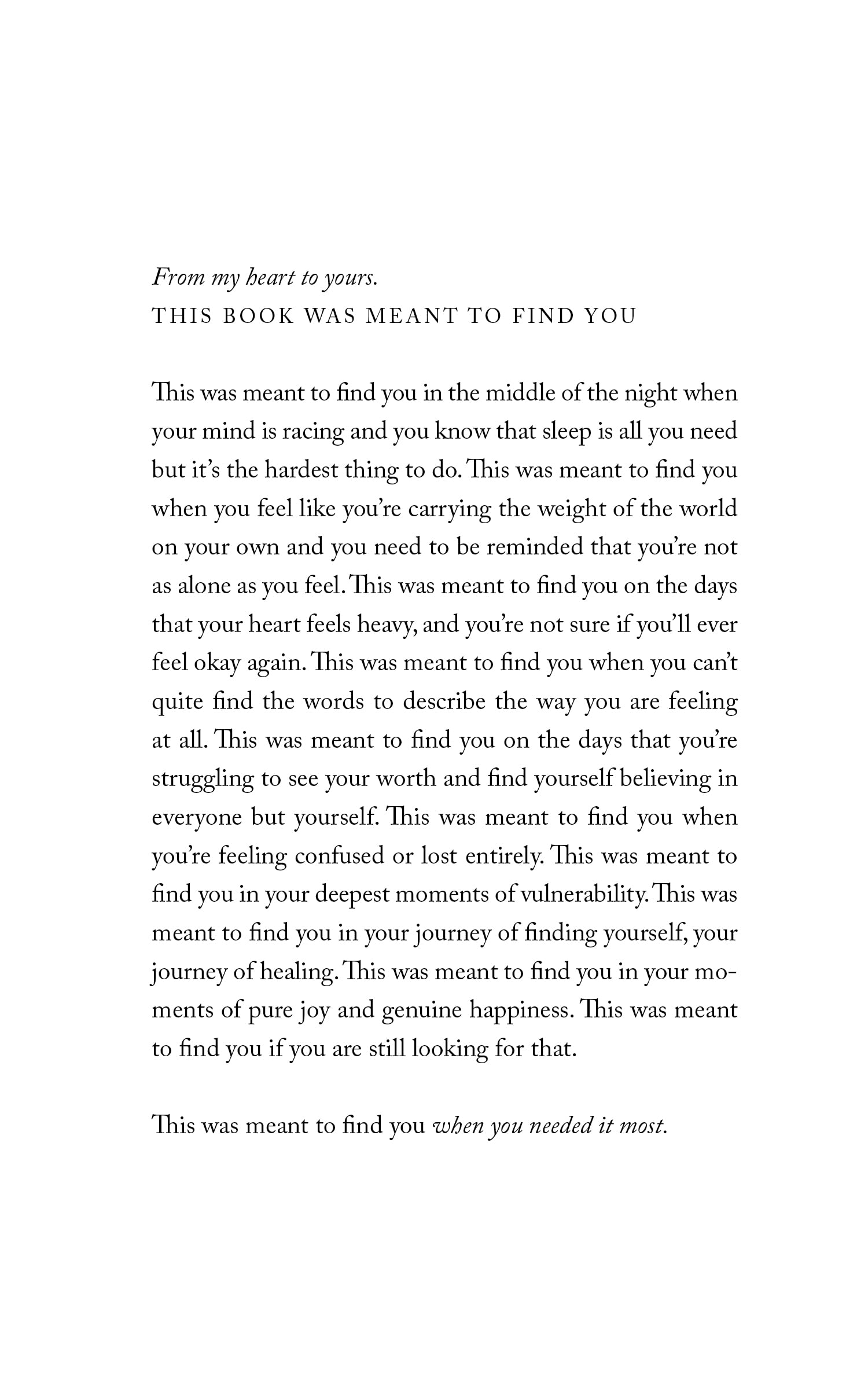 This Was Meant to Find You : When You Needed It Most Charlotte Freeman,Used