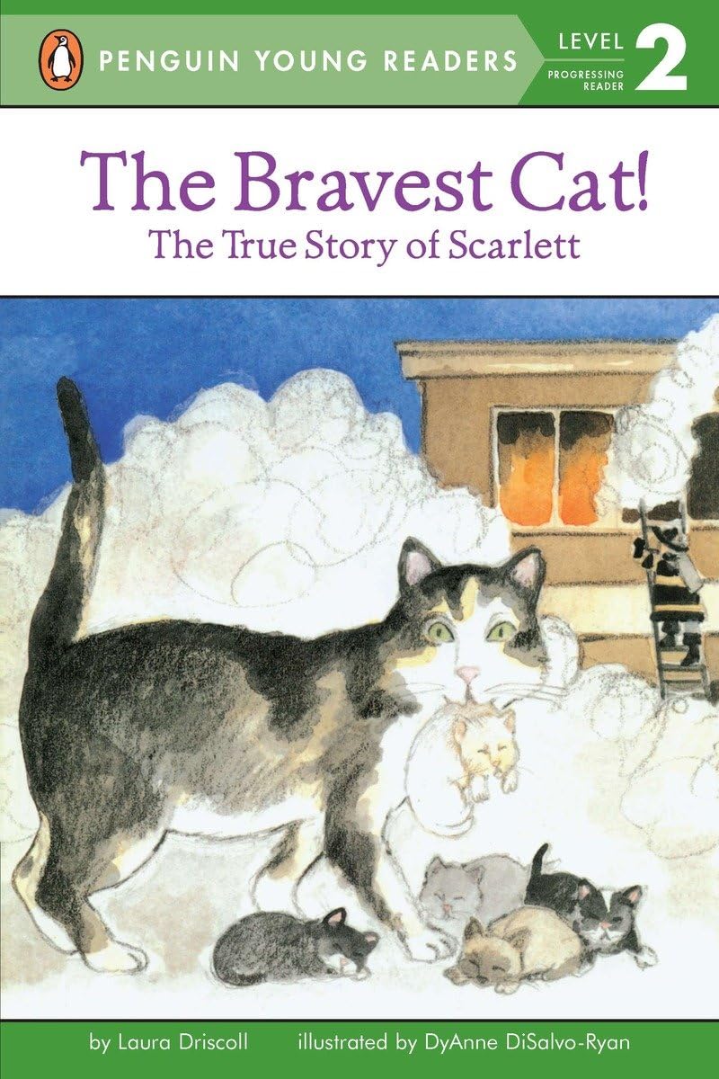 The Bravest Cat! The True Story Of Scarlett (All Aboard Reading),New
