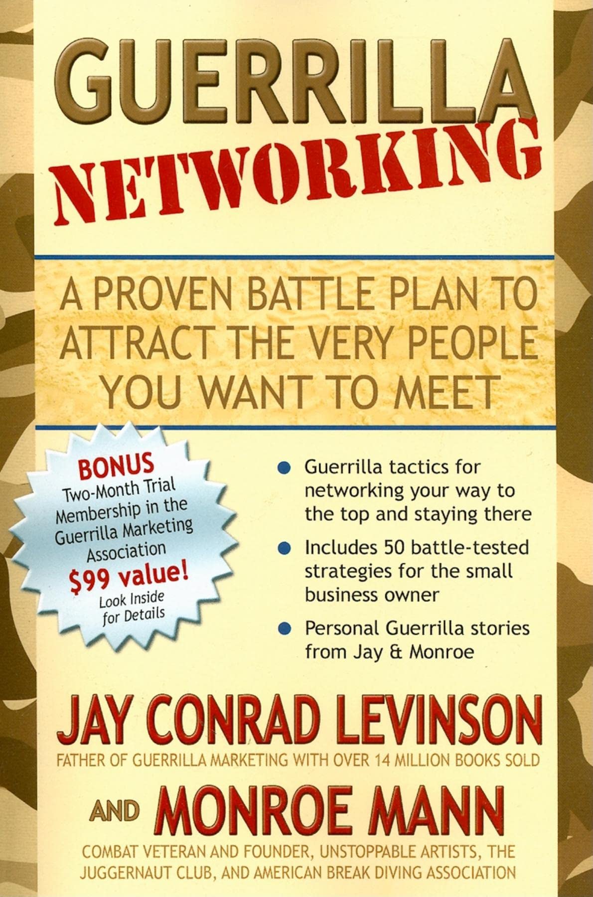 Guerrilla Networking: A Proven Battle Plan to Attract the Very People You Want to Meet (Guerilla Marketing Press),Used
