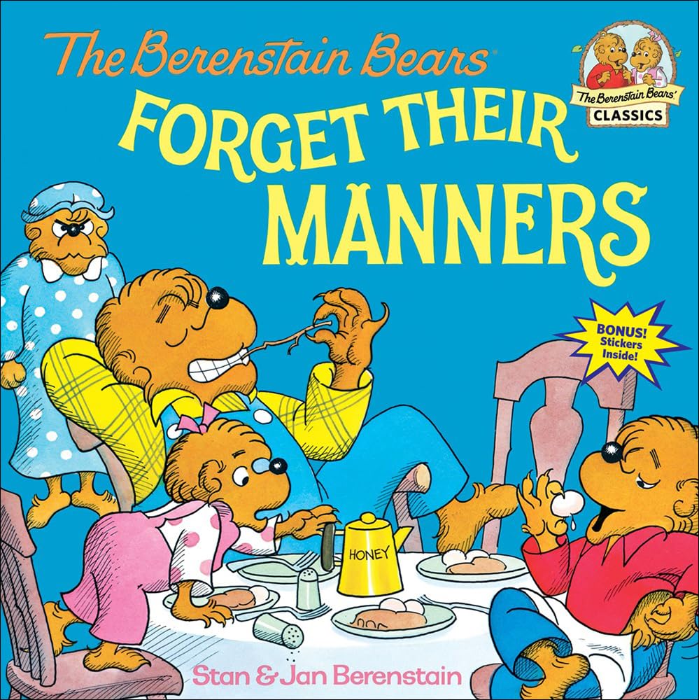 The Berenstain Bears Forget Their Manners (Berenstain Bears First Time Chapter Books),Used