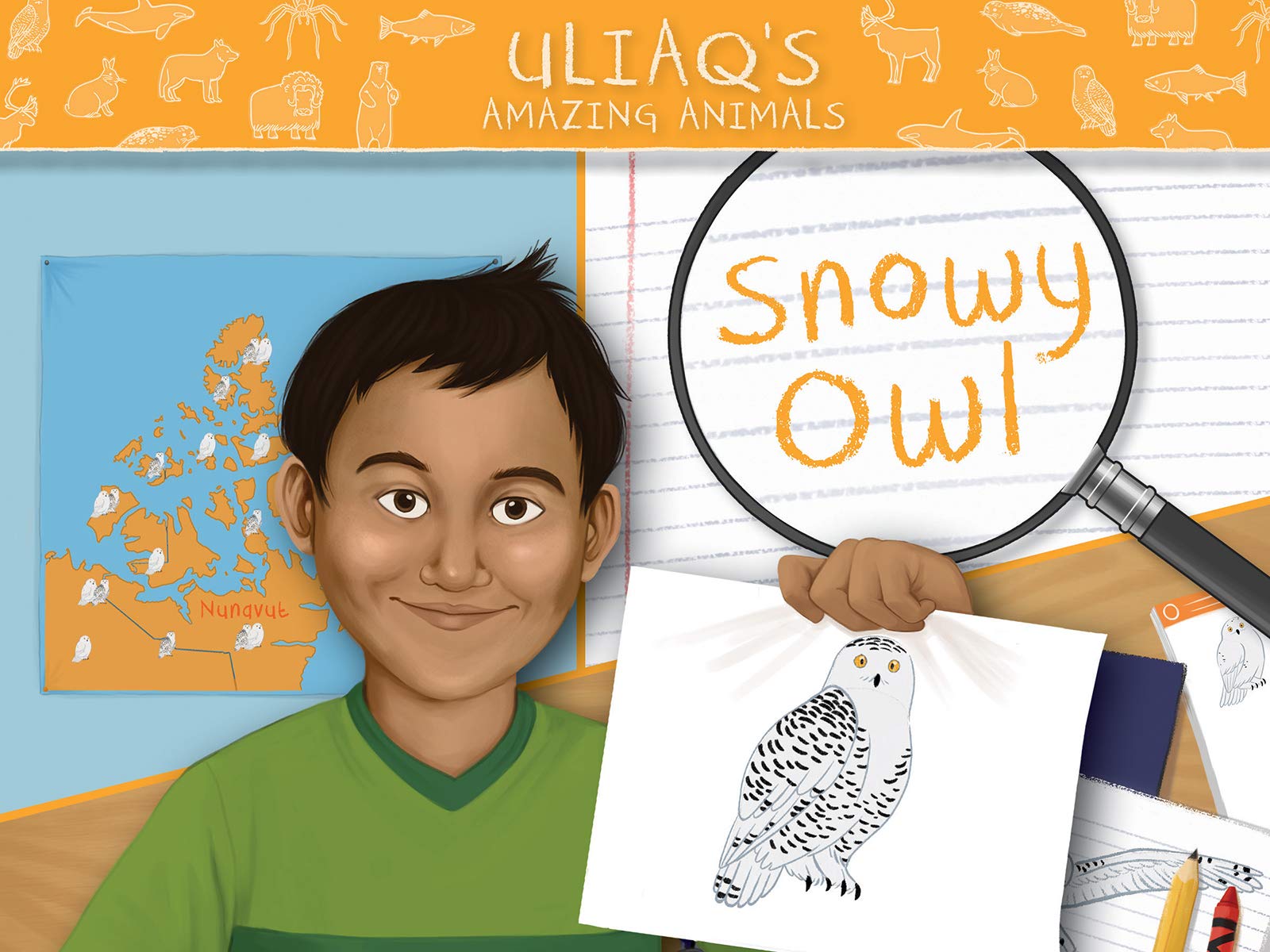 Uliaq's Amazing Animals: Snowy Owl: English Edition (Nunavummi Reading Series),Used