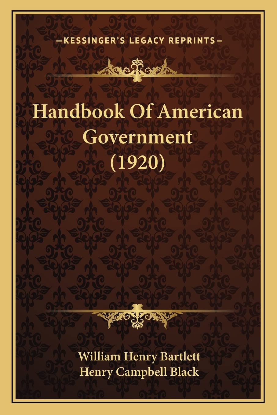 Handbook of American Government (1920),New