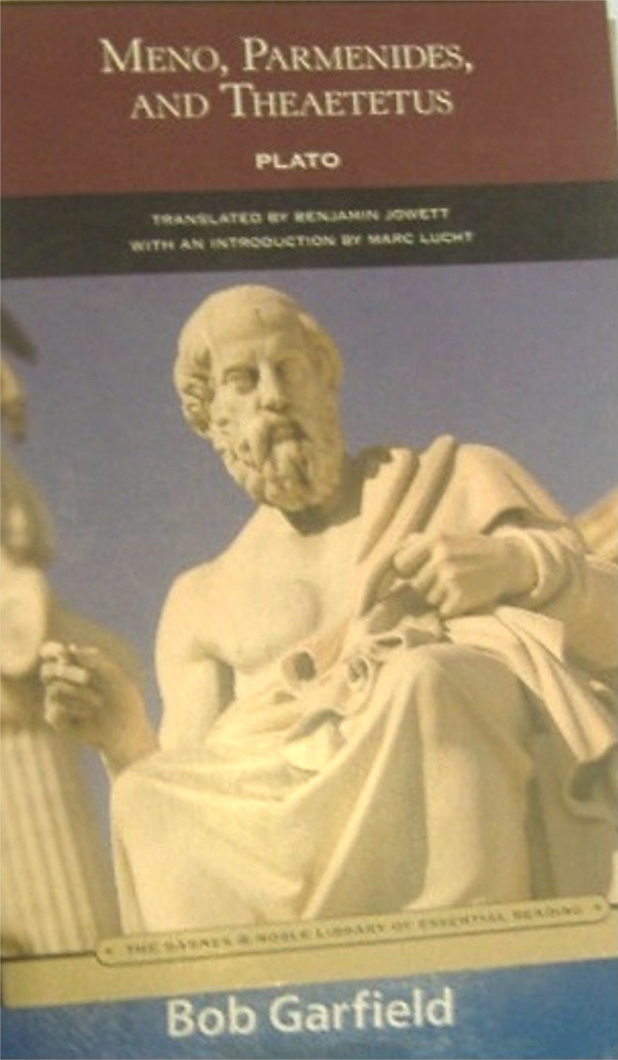 Meno, Parmenides, And Theaetetus (Barnes & Noble Library Of Essential Reading),Used