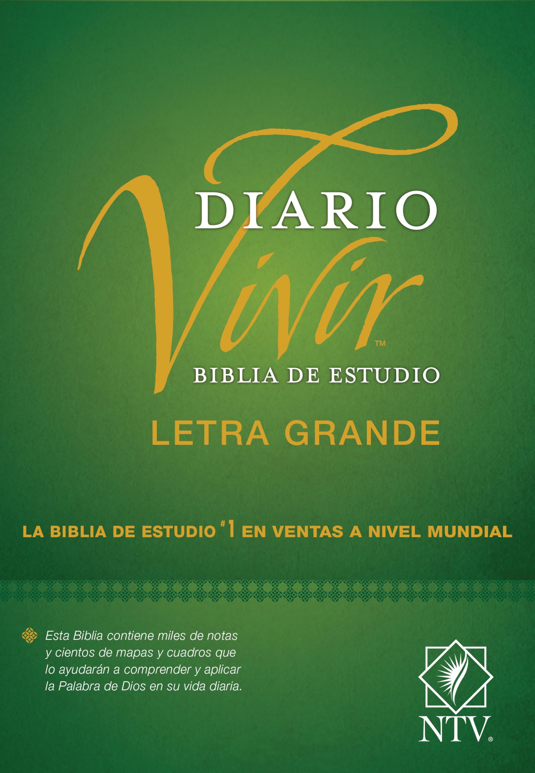 Biblia de estudio del diario vivir NTV, letra grande (Tapa dura, Letra Roja) (Spanish Edition),Used