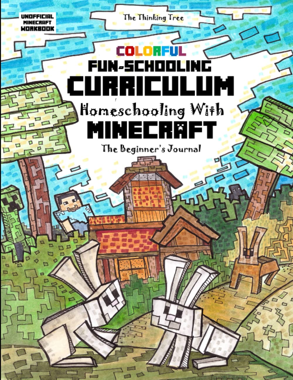 Full Color  FunSchooling Curriculum  Homeschooling with Minecraft: By the Makers of Dyslexia Games  Farm & Animals Themed Be,Used