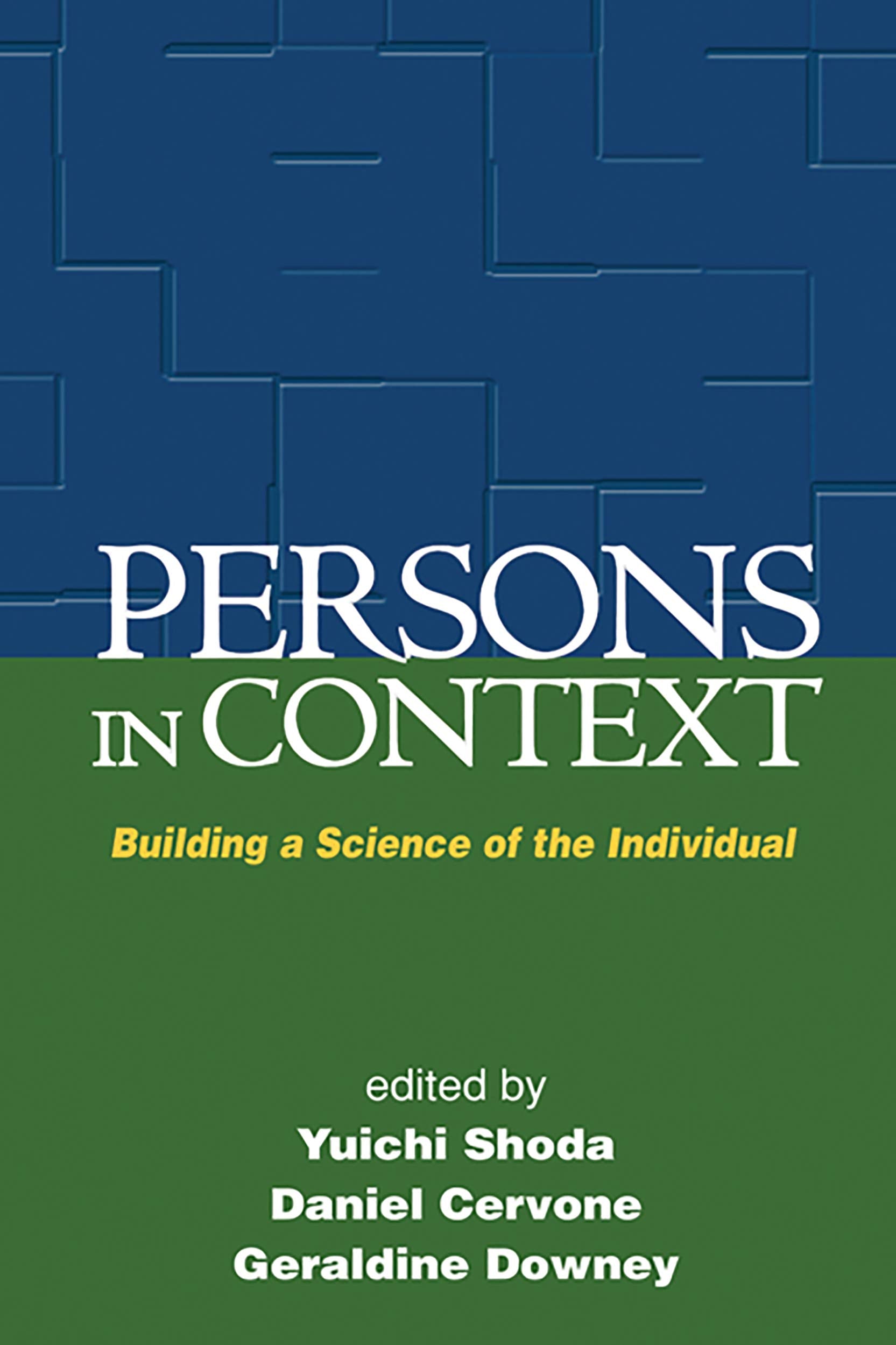 Persons in Context: Building a Science of the Individual,Used