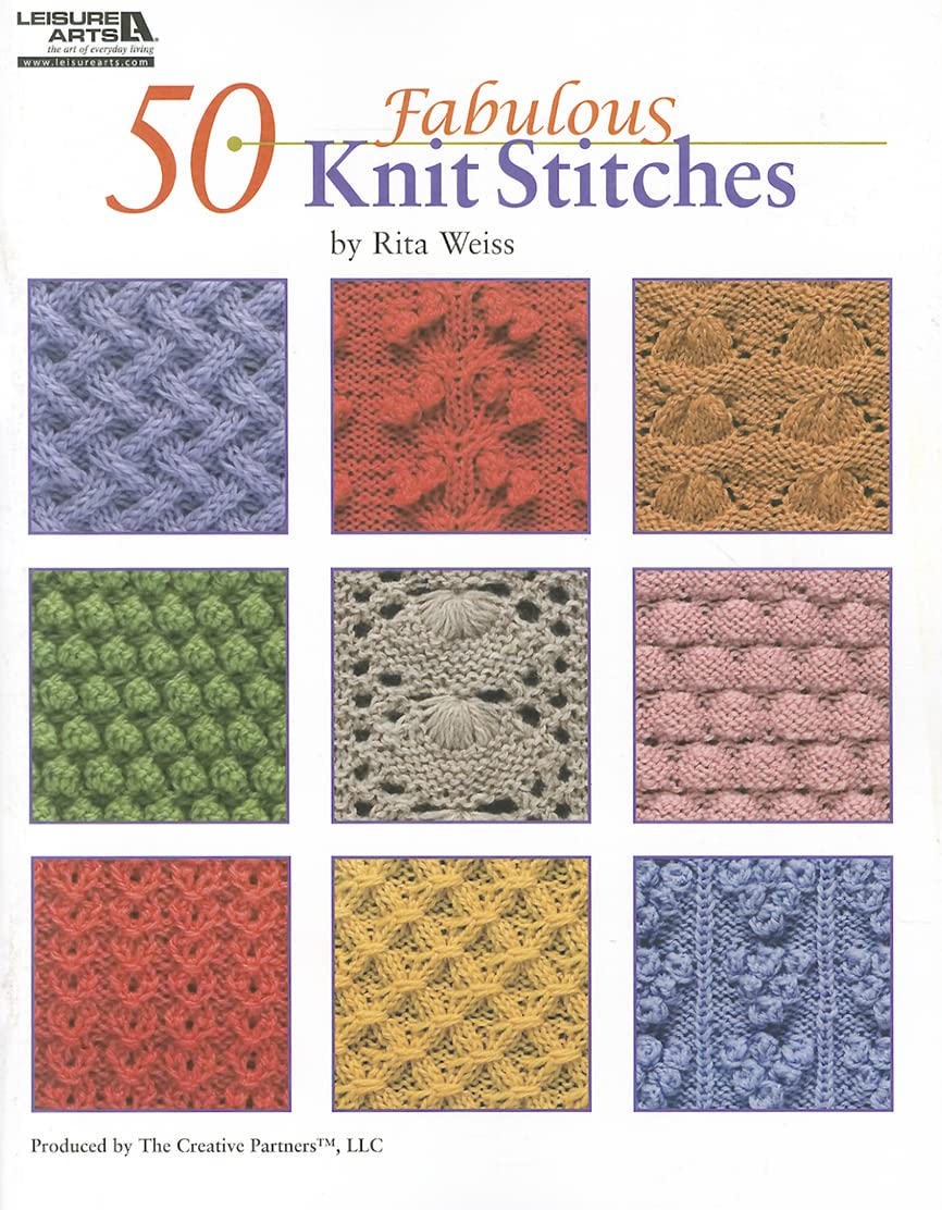 50 Fabulous Knit Stitches (Leisure Arts #4280),Used
