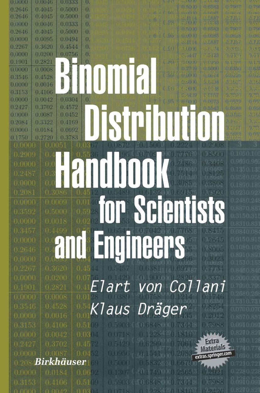 Binomial Distribution Handbook For Scientists And Engineers,Used