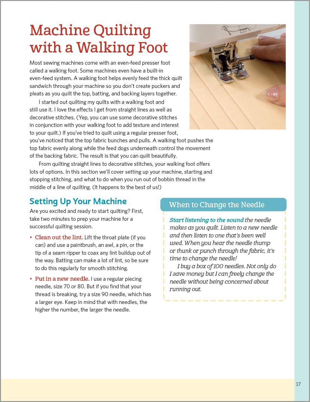 Pat Sloan's Teach Me to Machine Quilt: Learn the Basics of Walking Foot and FreeMotion Quilting,Used