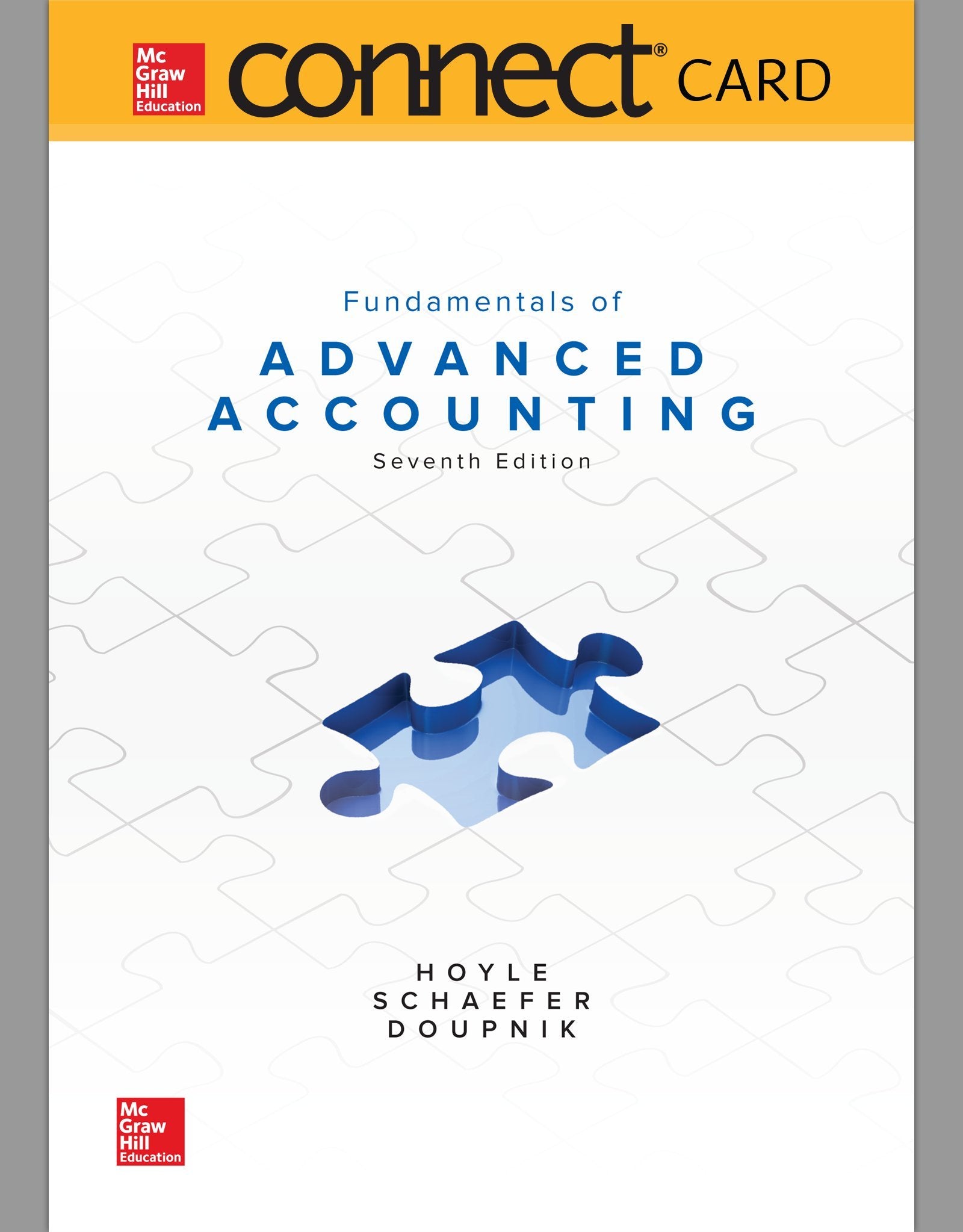 Connect Access Card for Fundamentals of Advanced Accounting,Used