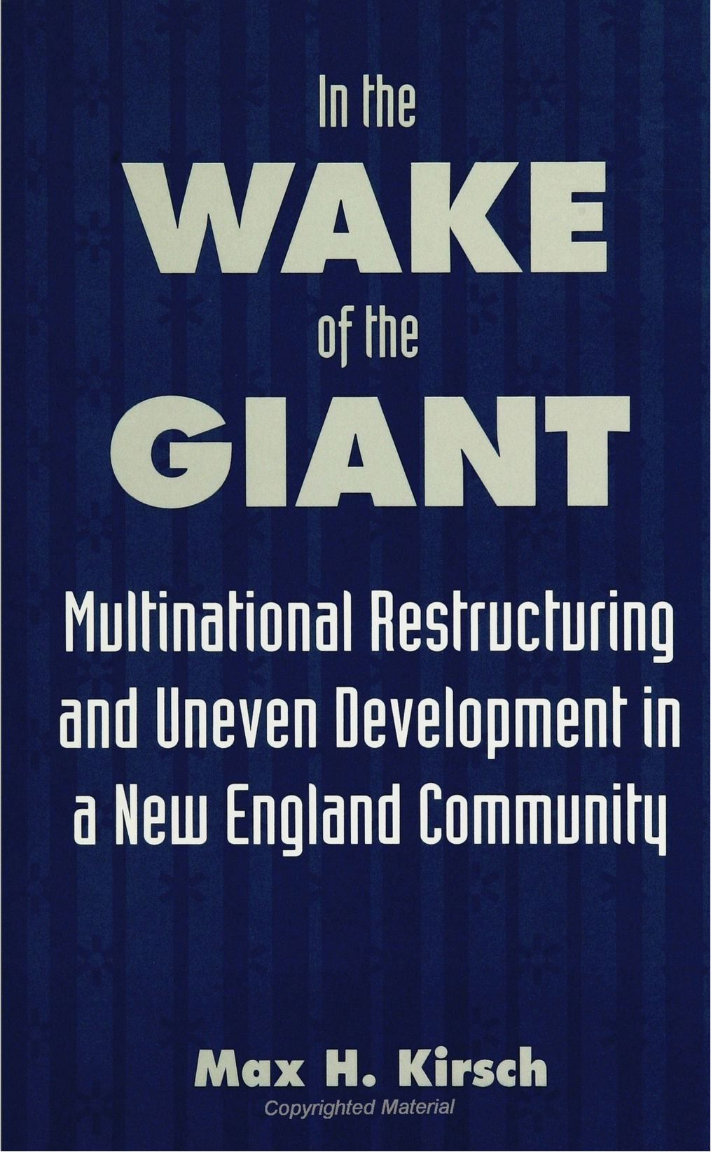 In The Wake Of The Giant: Multinational Restructuring And Uneven Development In A New England Community (S U N Y Series In The A,New