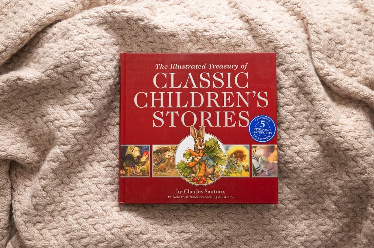 The Illustrated Treasury of Classic Children's Stories: Featuring 14 Classic Children's Books Illustrated by Charles Santore, ac,New