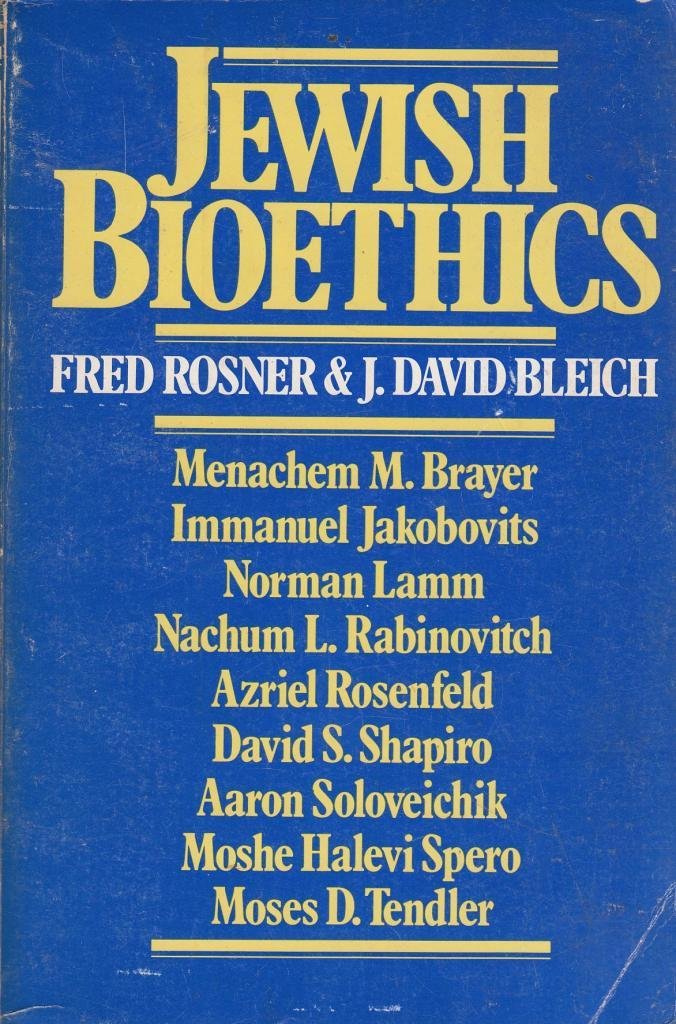 Jewish Bioethics,Used