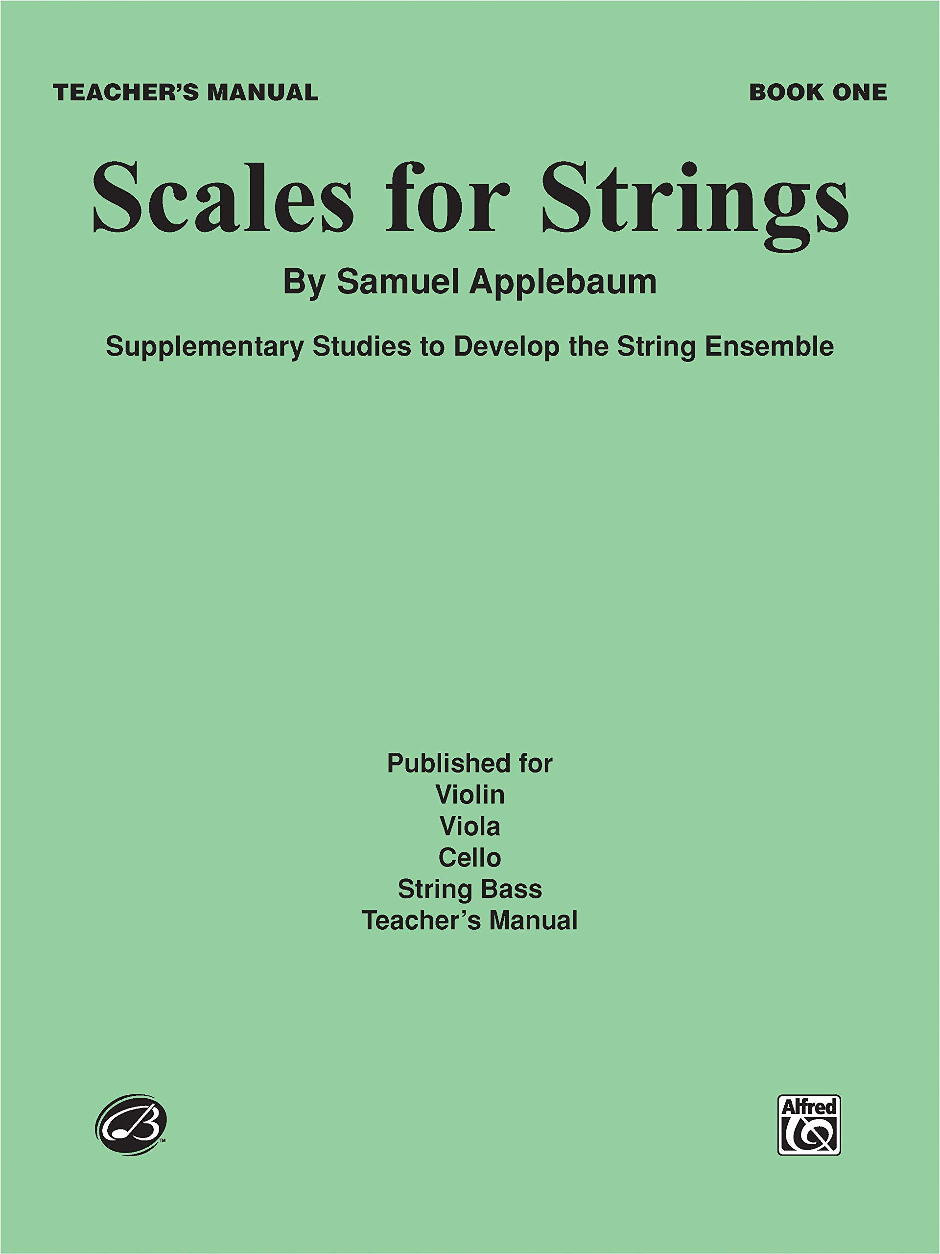 Scales for Strings, Bk 1: Teacher's Manual,Used