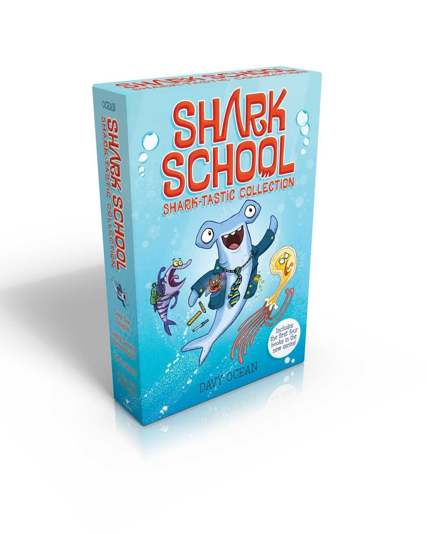Shark School Sharktastic Collection Books 14 (Boxed Set): DeepSea Disaster; Lights! Camera! Hammerhead!; Squidnapped!; The B,Used
