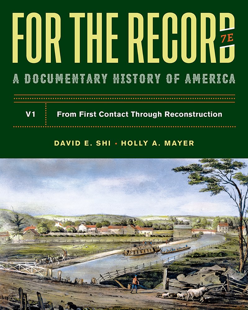 For The Record: A Documentary History,New