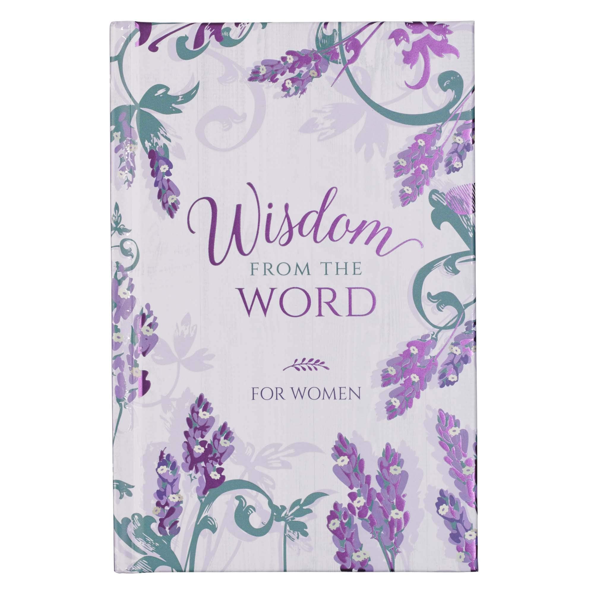 Wisdom From The Word For Women  Hardcover Devotional Gift Book for Women  100 Relevant Topics With Truth From God's Word  GiltE,Used