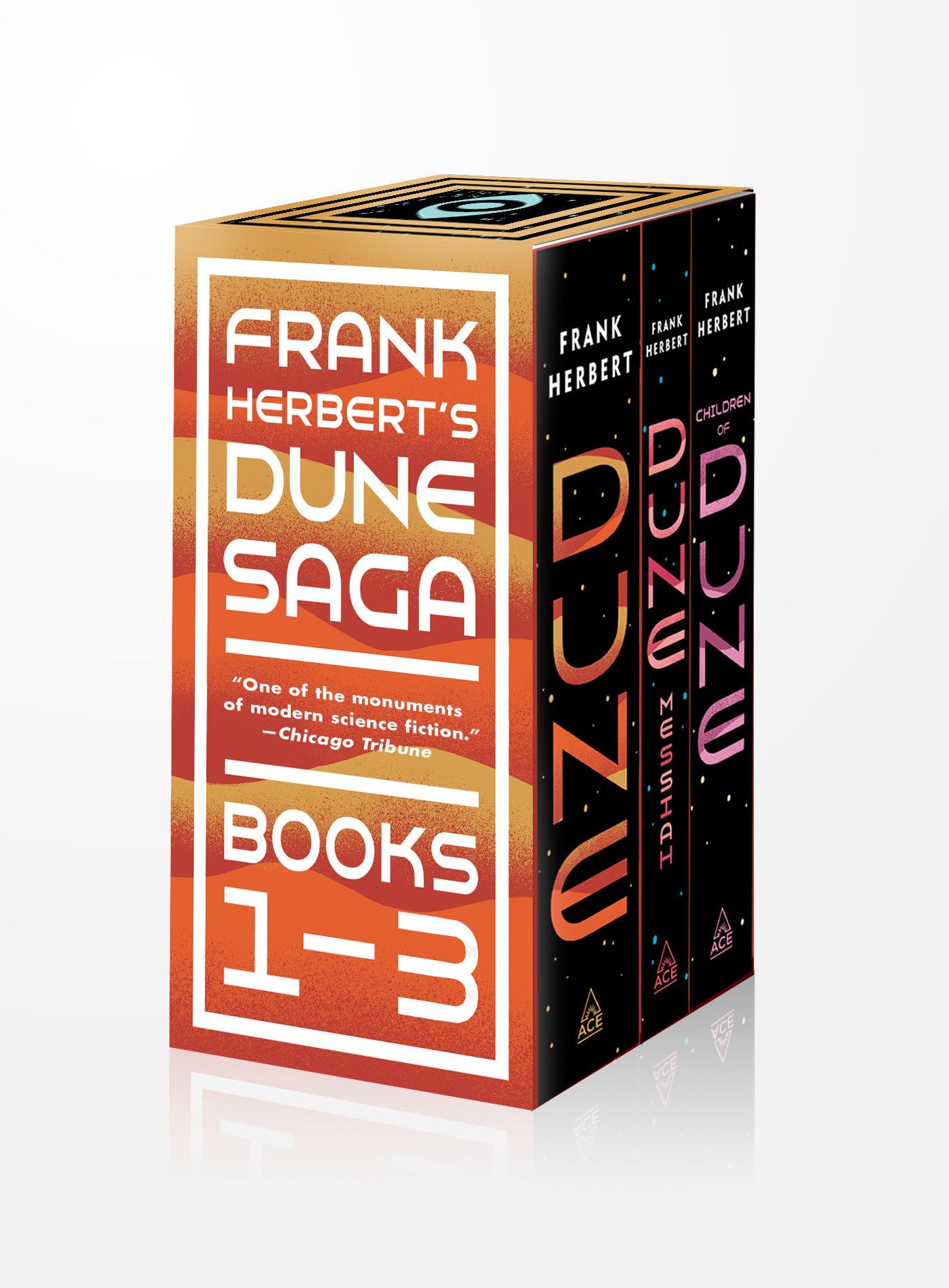 Frank Herbert'S Dune Saga 3Book Boxed Set: Dune, Dune Messiah, And Children Of Dune-used