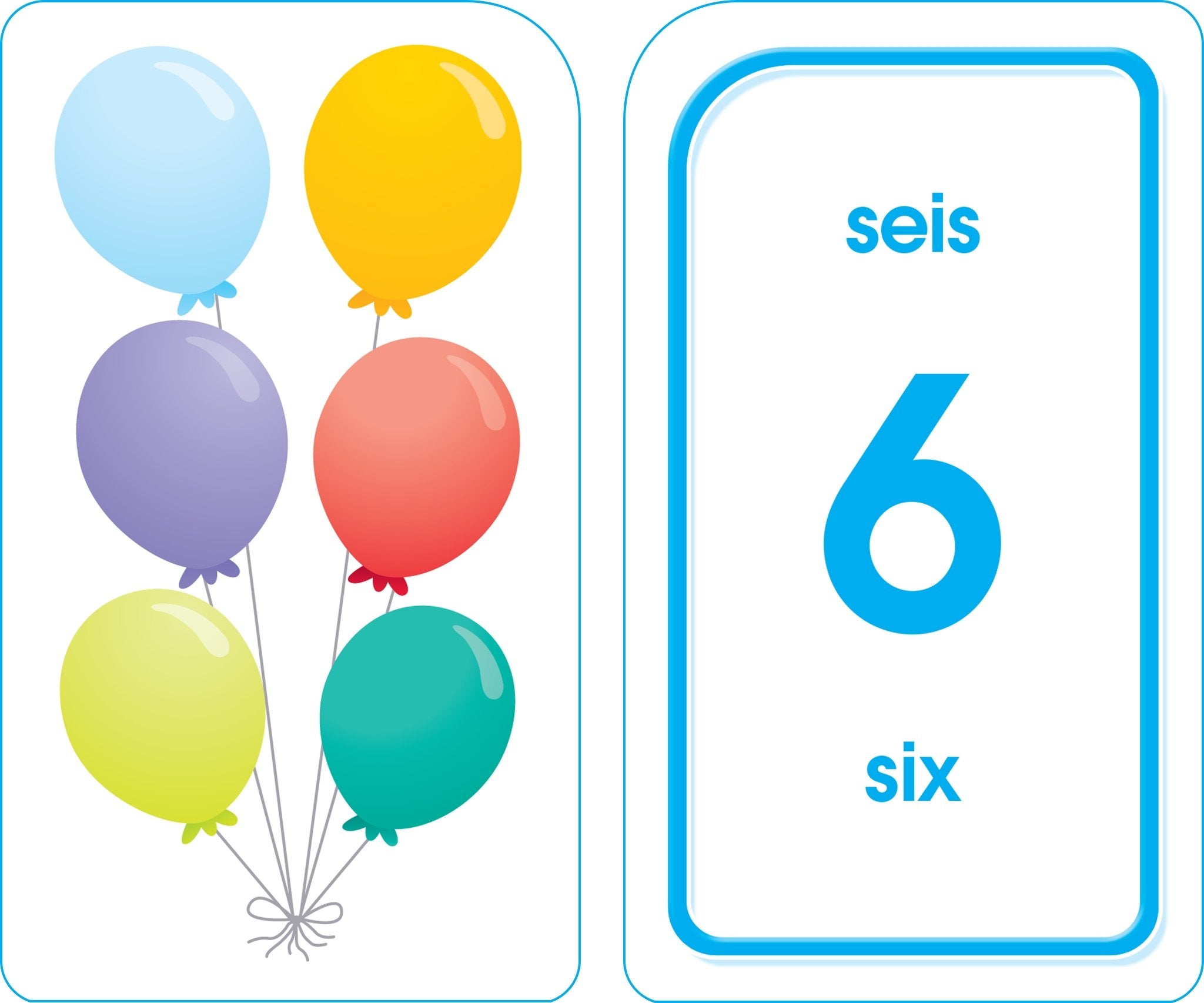 School Zone Bilingual Colors, Shapes & More Flash Cards Ages 4+, Preschool to Kindergarten, ESL, Language Immersion, Numbers,New