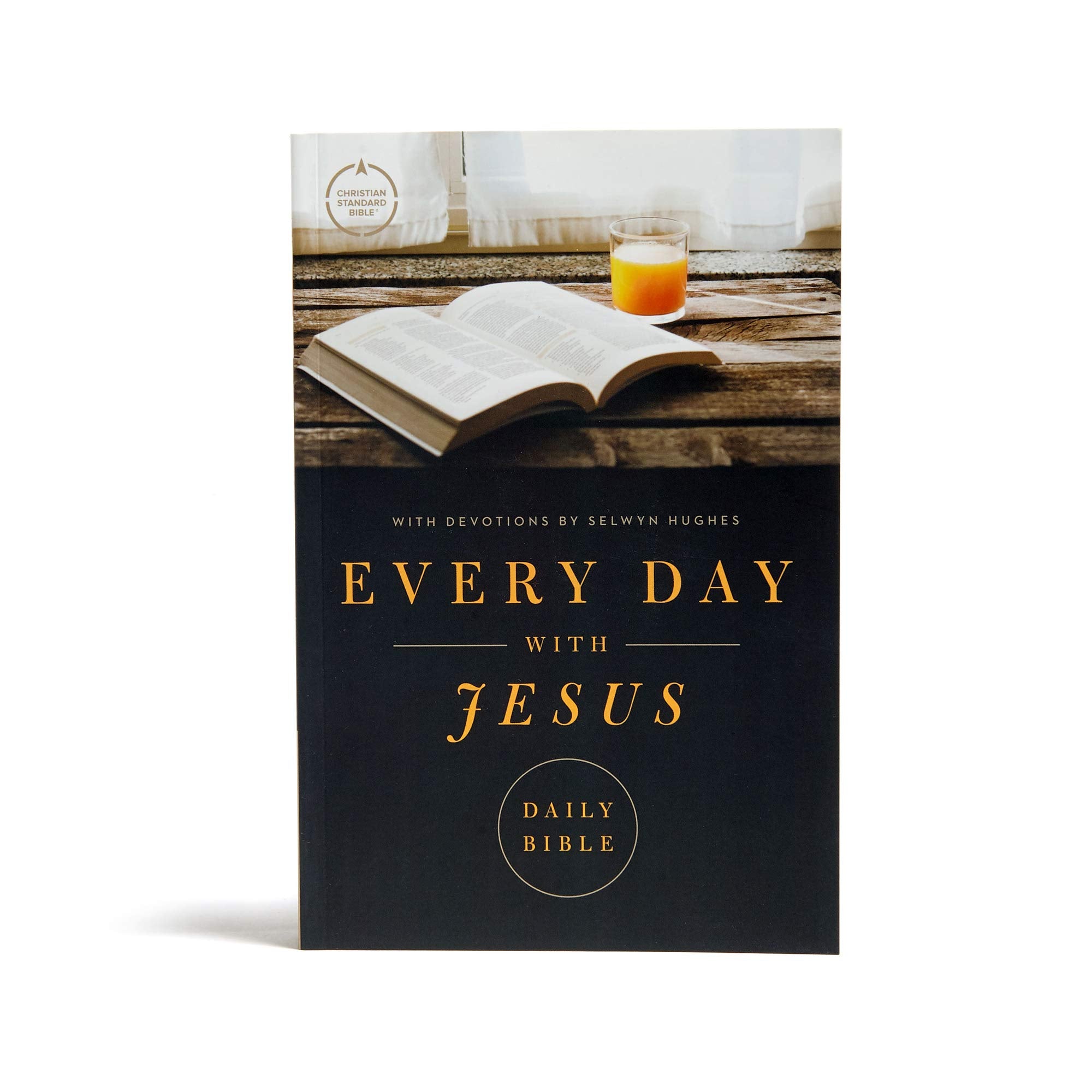 CSB Every Day with Jesus Daily Bible, Trade Paper Edition, Black Letter, 365 Days, One Year, Reading Plan, Devotonals, EasytoR,Used