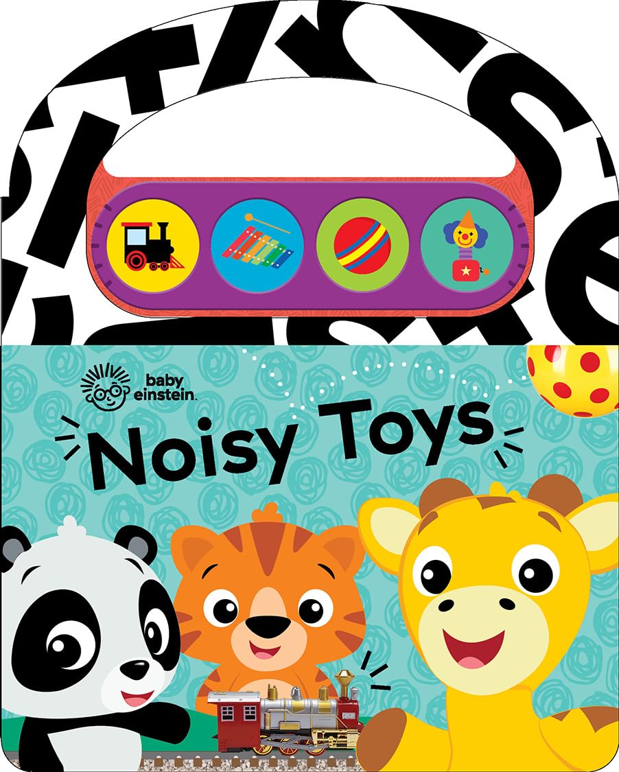 Baby Einstein Noisy Toys Sound Book Carry Along Book with Handle PI Kids,Used