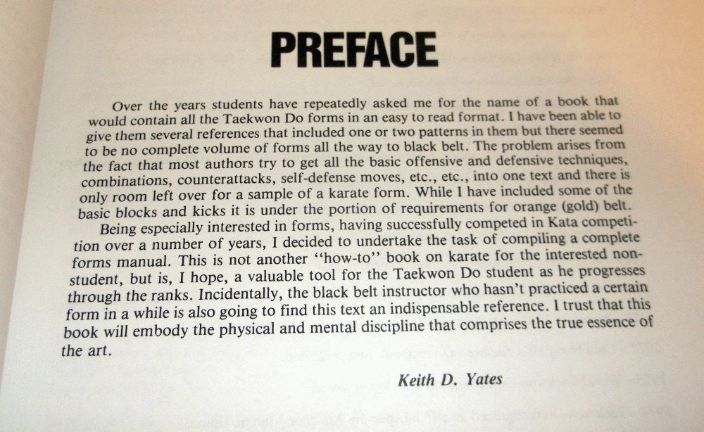 The Complete Book of Taekwon Do Forms,Used