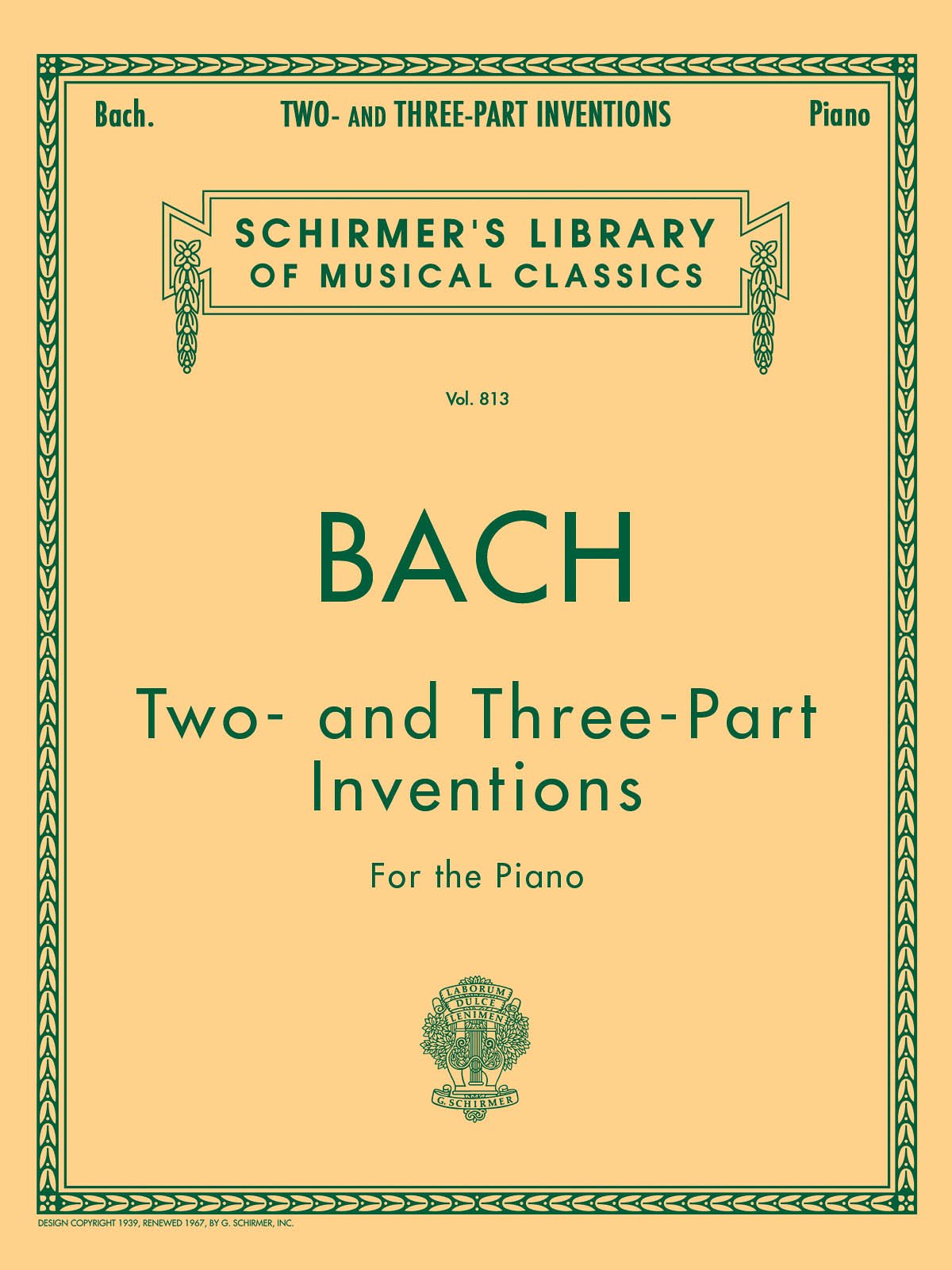 Two And Threepart Inventions: Piano Solo,Used