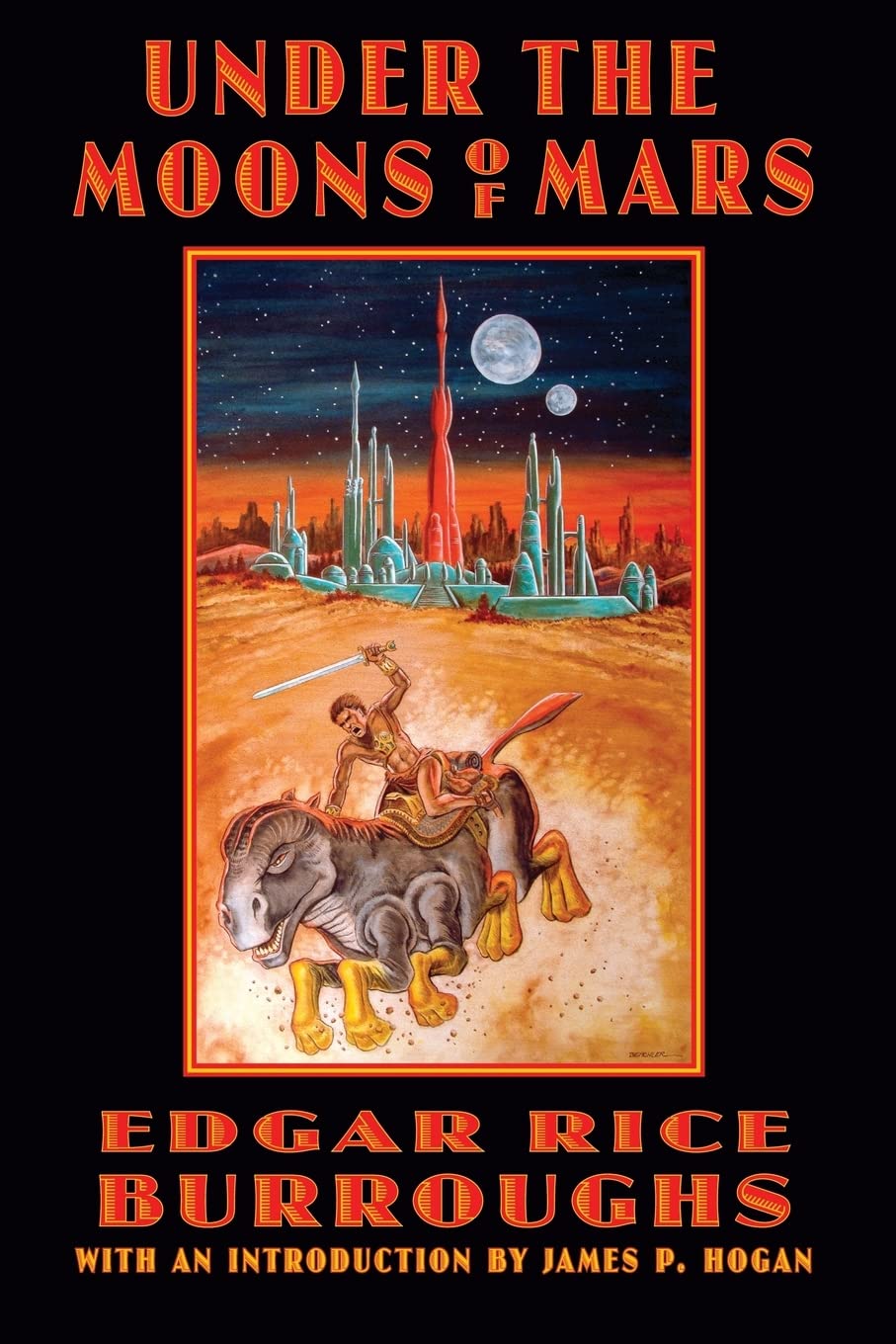 Under The Moons Of Mars (Bison Frontiers Of Imagination),Used