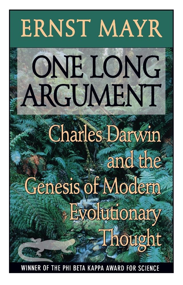 One Long Argument: Charles Darwin And The Genesis Of Modern Evolutionary Thought (Questions Of Science),New