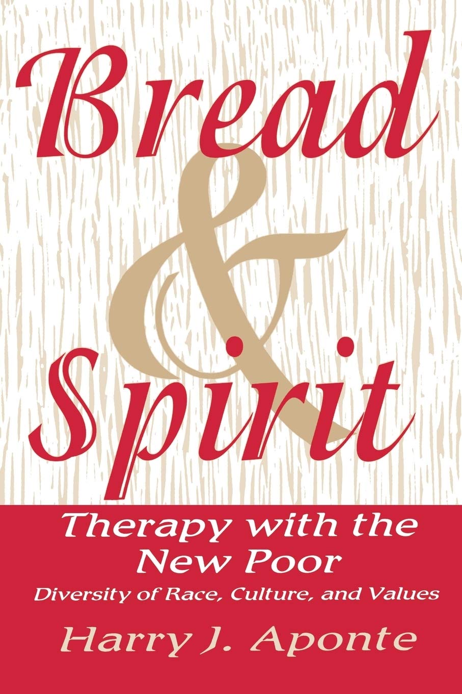 Bread & Spirit: Therapy With The New Poor: Diversity Of Race, Culture, And Values (A Norton Professional Book),New