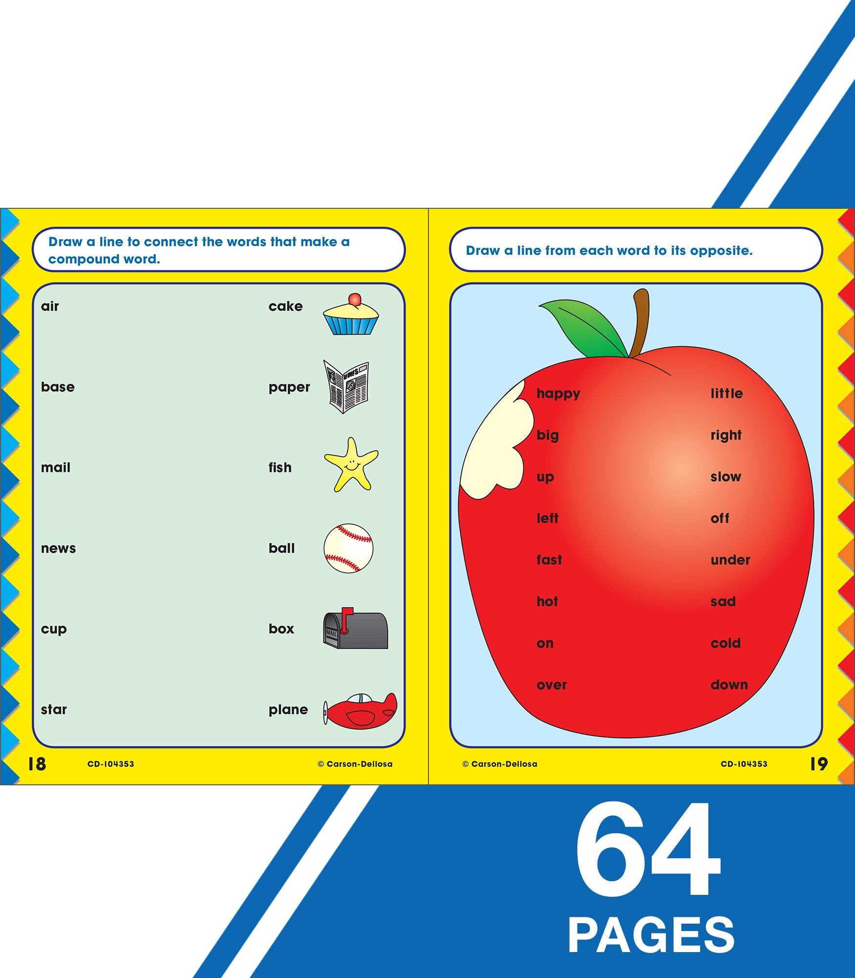 Carson Dellosa All the Skills for First Grade Workbook, Addition, Subtraction, Writing Practice, Phonics, and Reading for 1st Gr,New
