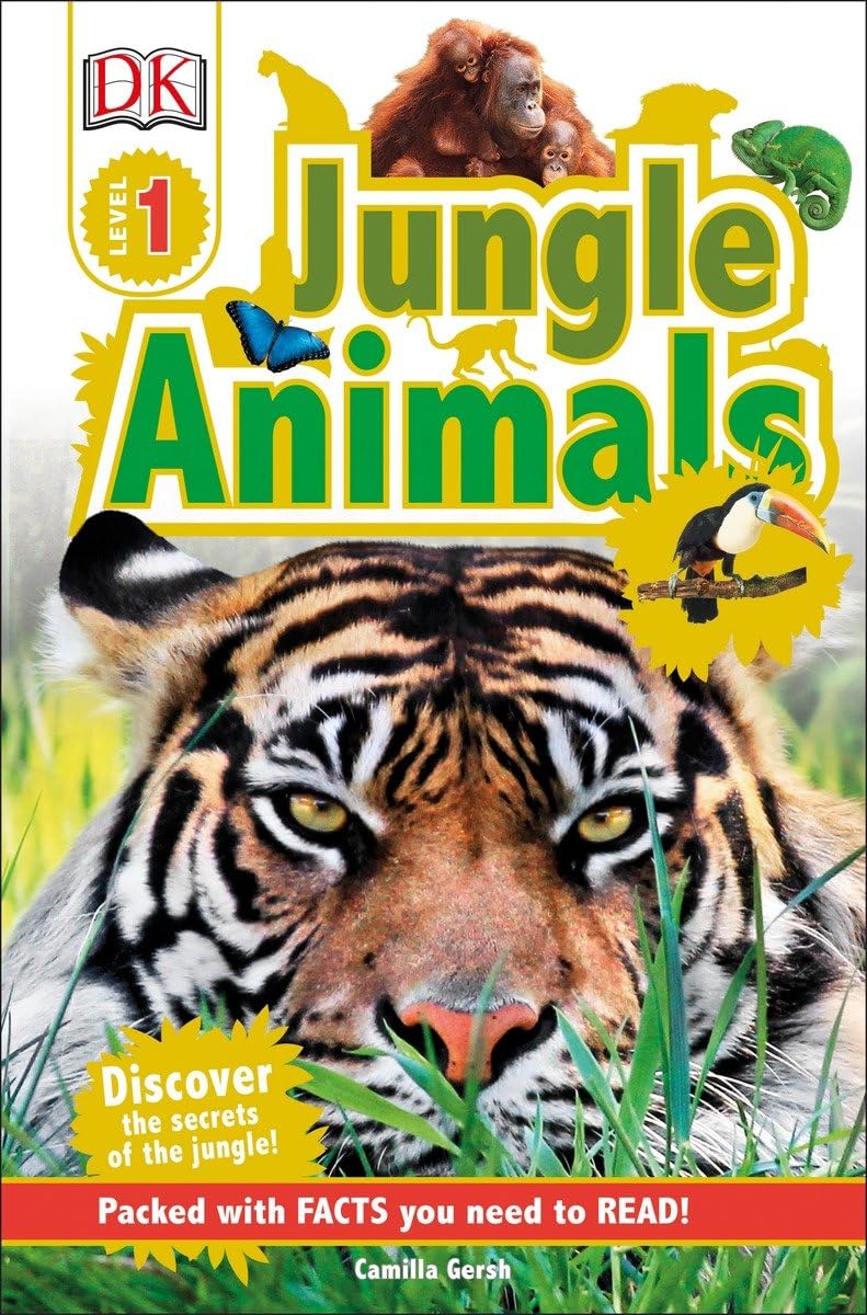 DK Readers L1: Jungle Animals: Discover the Secrets of the Jungle! (DK Readers Level 1),Used