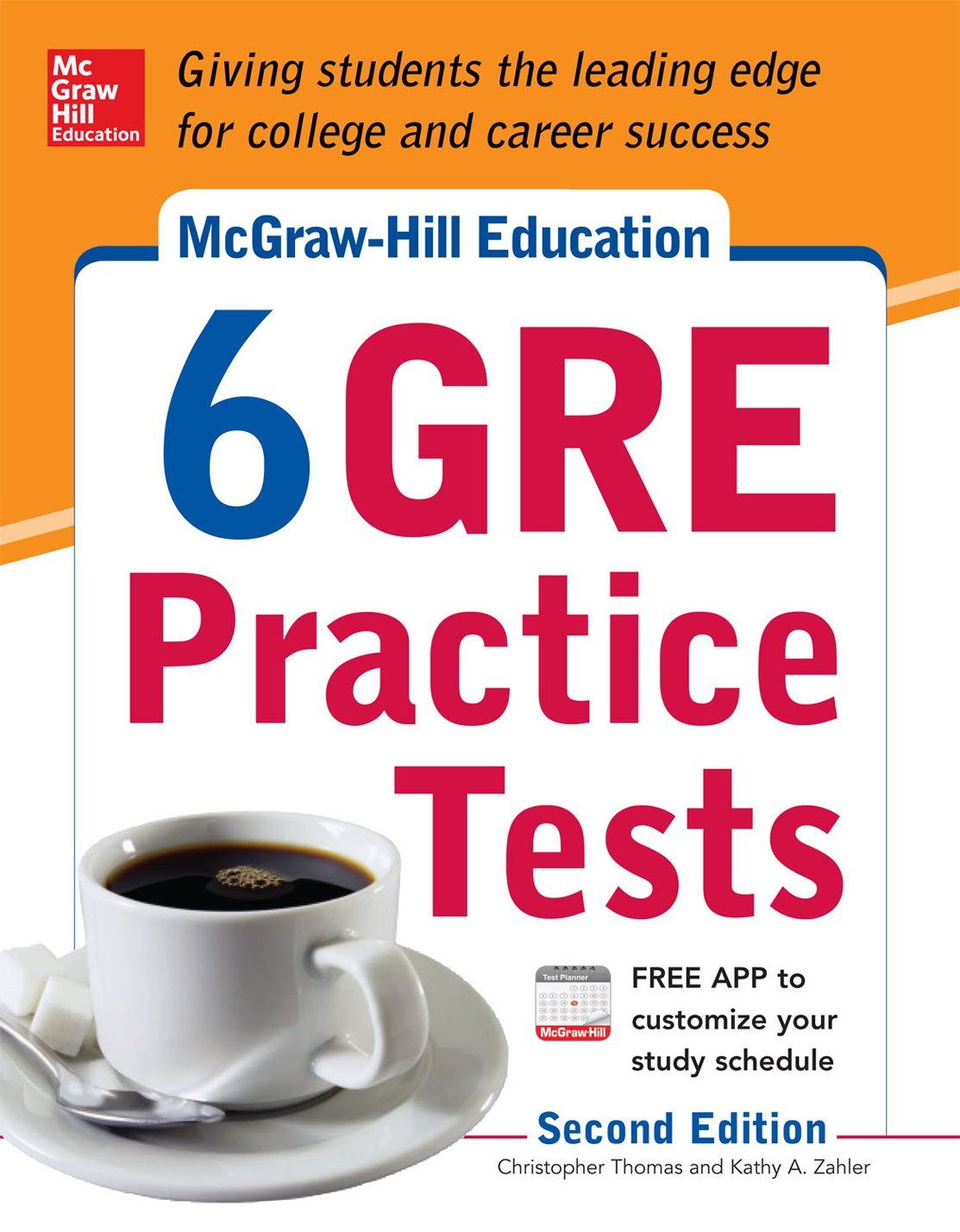 McGrawHill Education 6 GRE Practice Tests, 2nd Edition,Used